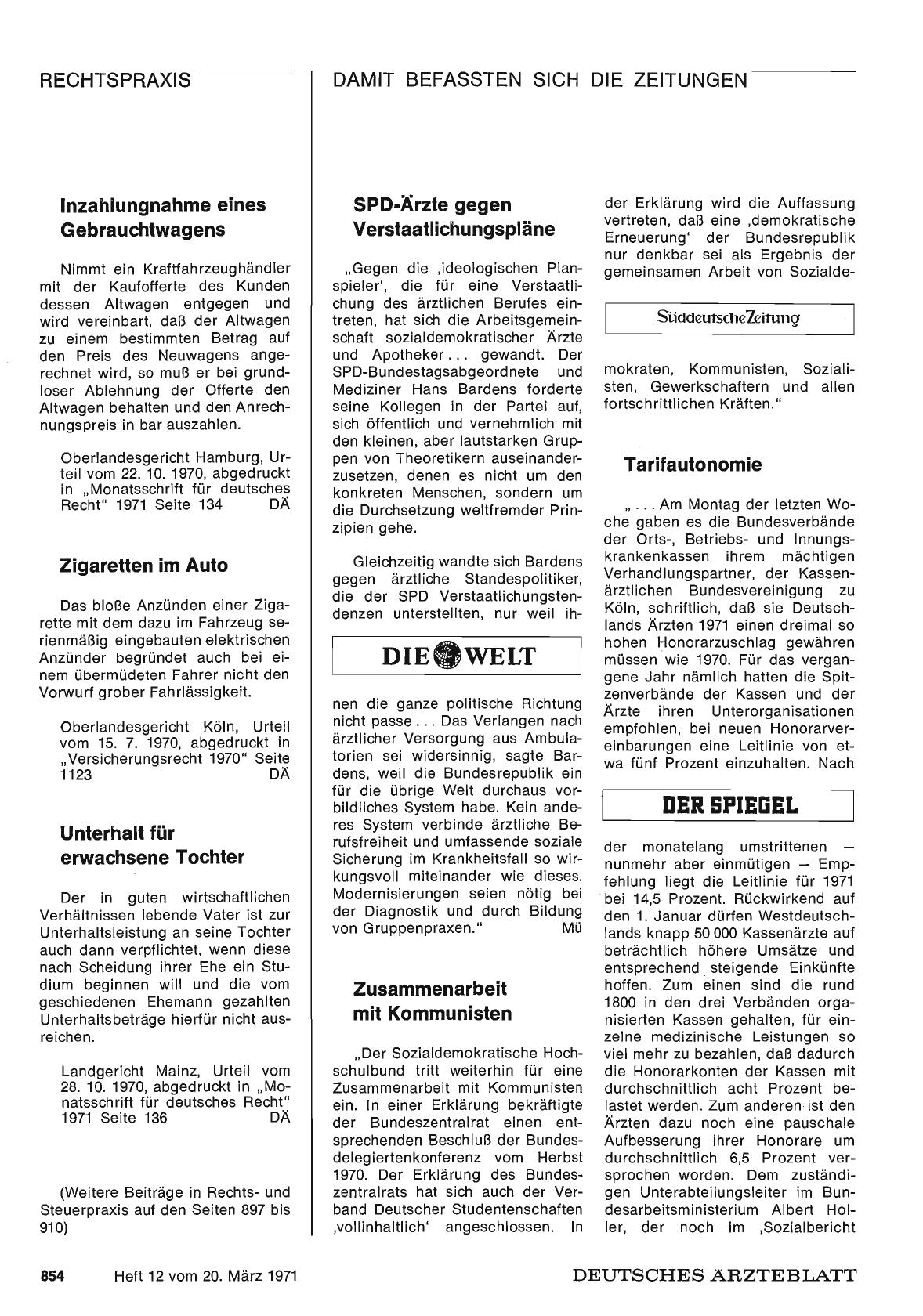 Vorschauseite 1: Tarifautonomie
