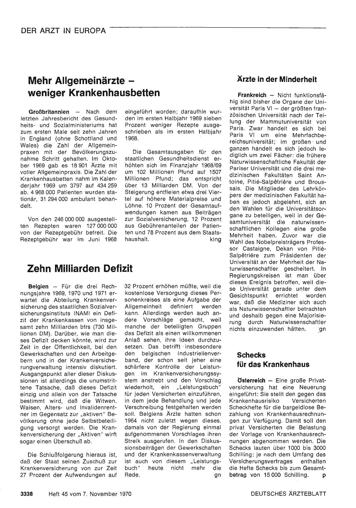 Vorschauseite 1: Mehr Allgemeinärzte - weniger Krankenhausbetten
