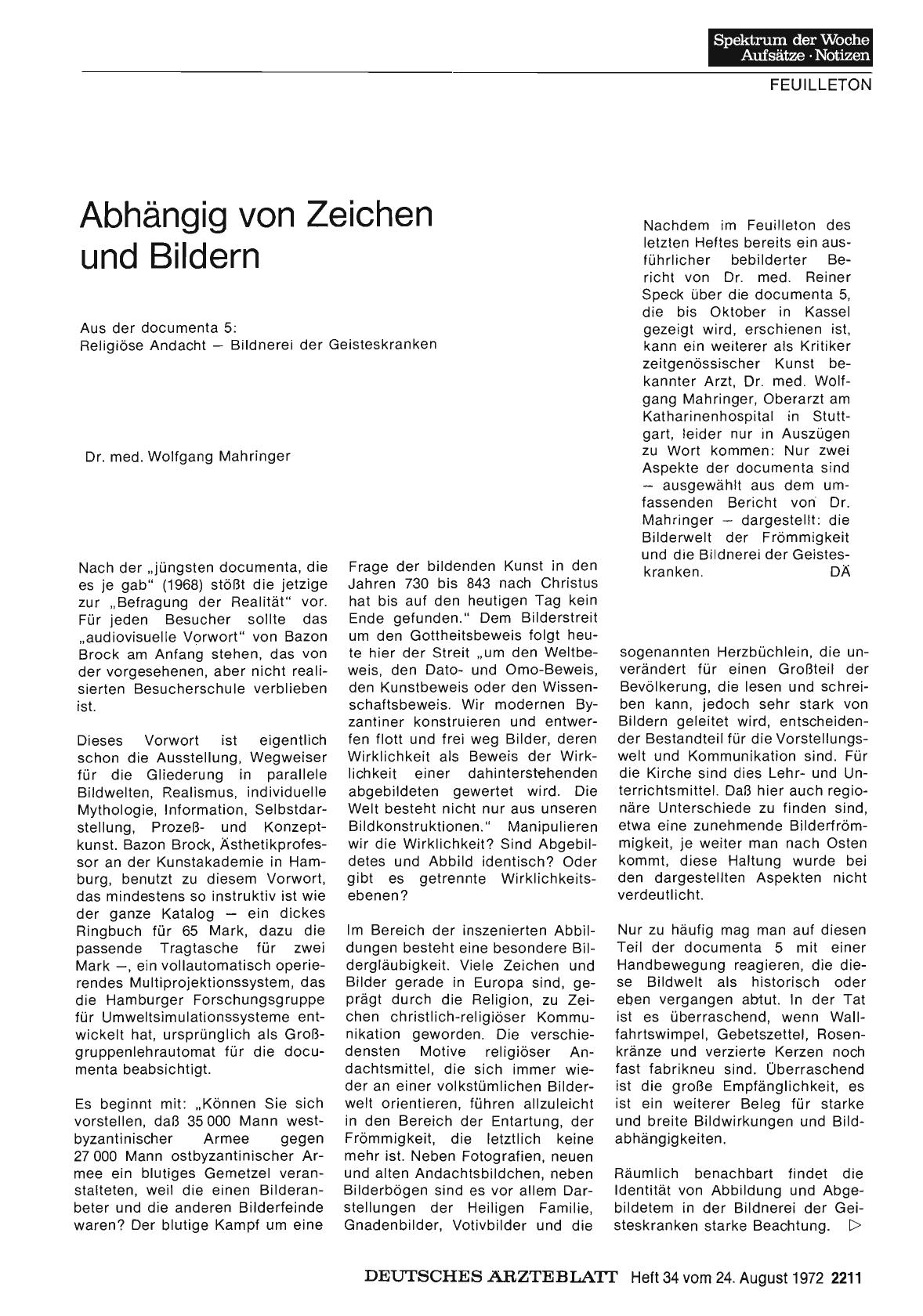 Vorschauseite 1: Abhängig von Zeichen und Bildern