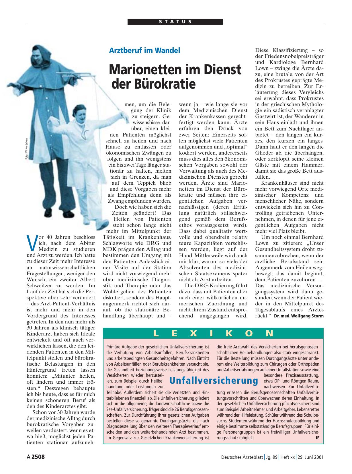 Vorschauseite 1: Lexikon: Unfallversicherung