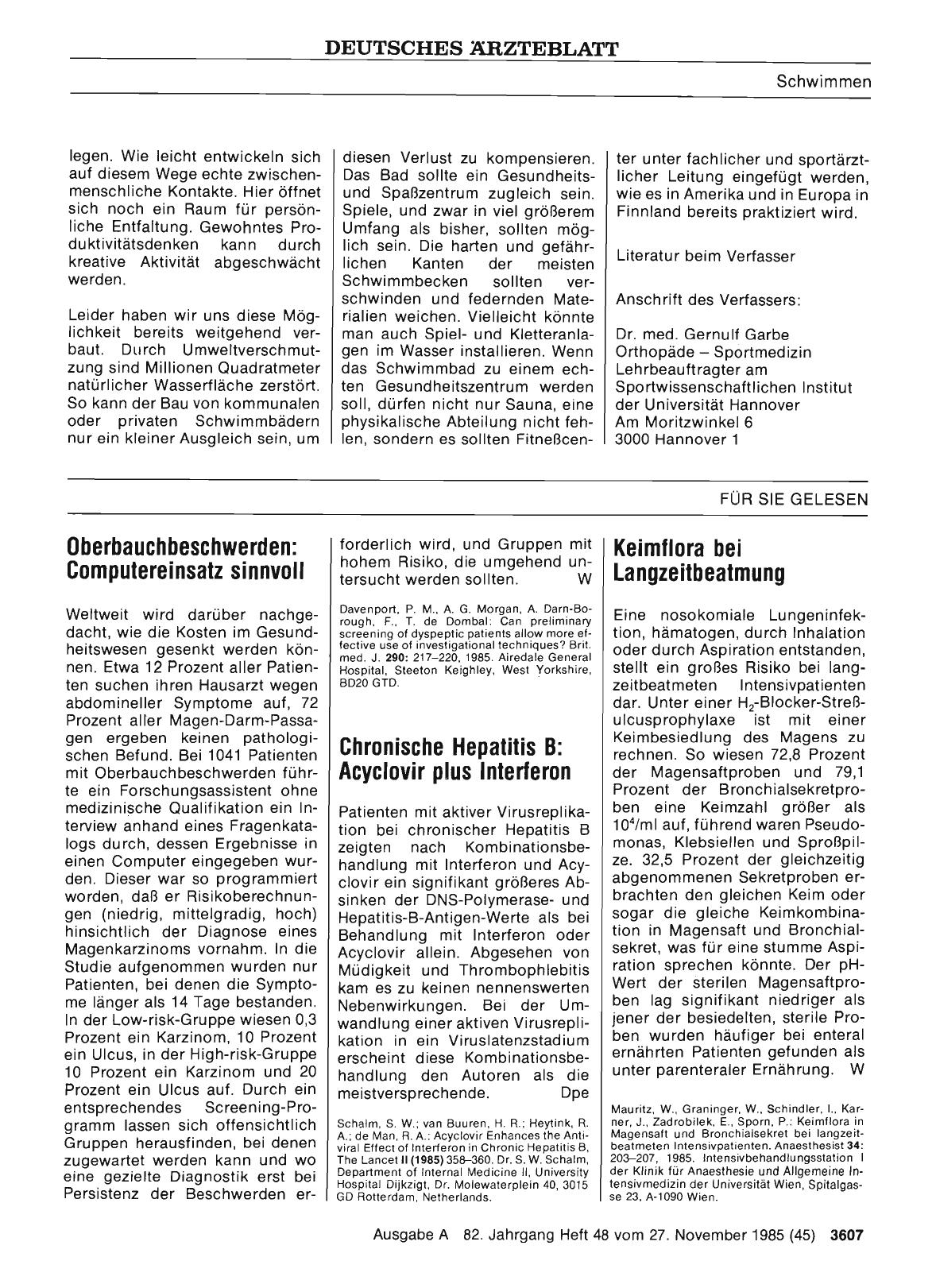 Vorschauseite 1: Keimflora bei Langzeitbeatmung
