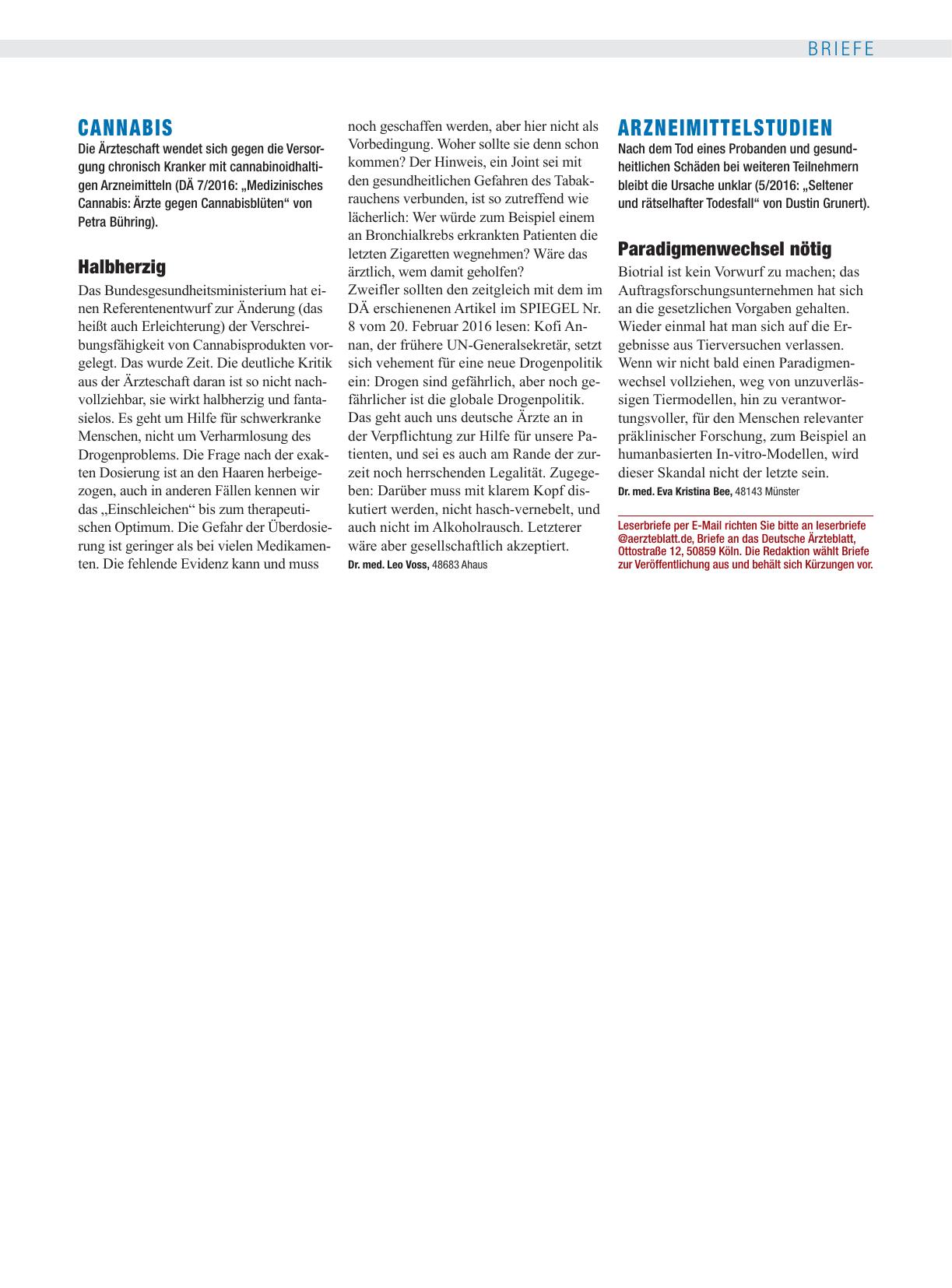 Vorschauseite 1: Arzneimittelstudien: Paradigmenwechsel nötig