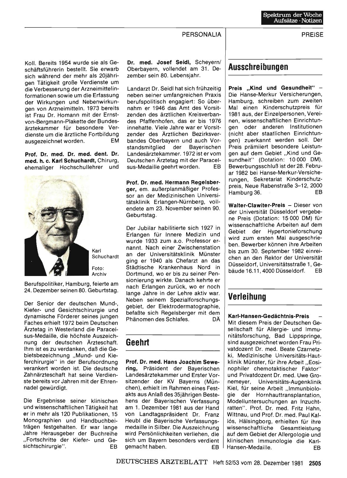 Vorschauseite 1: Geehrt