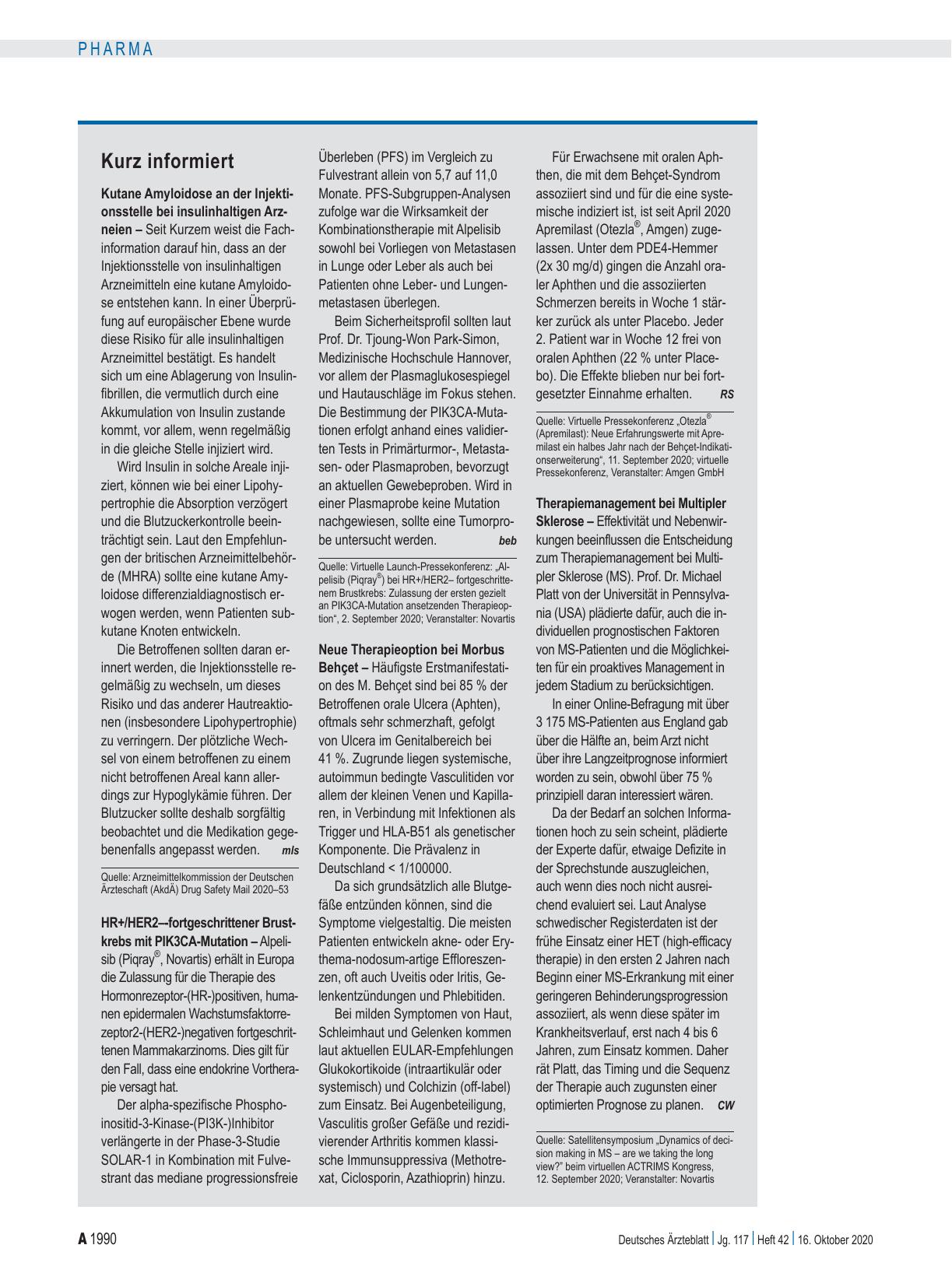 Vorschauseite 1: Kurz informiert