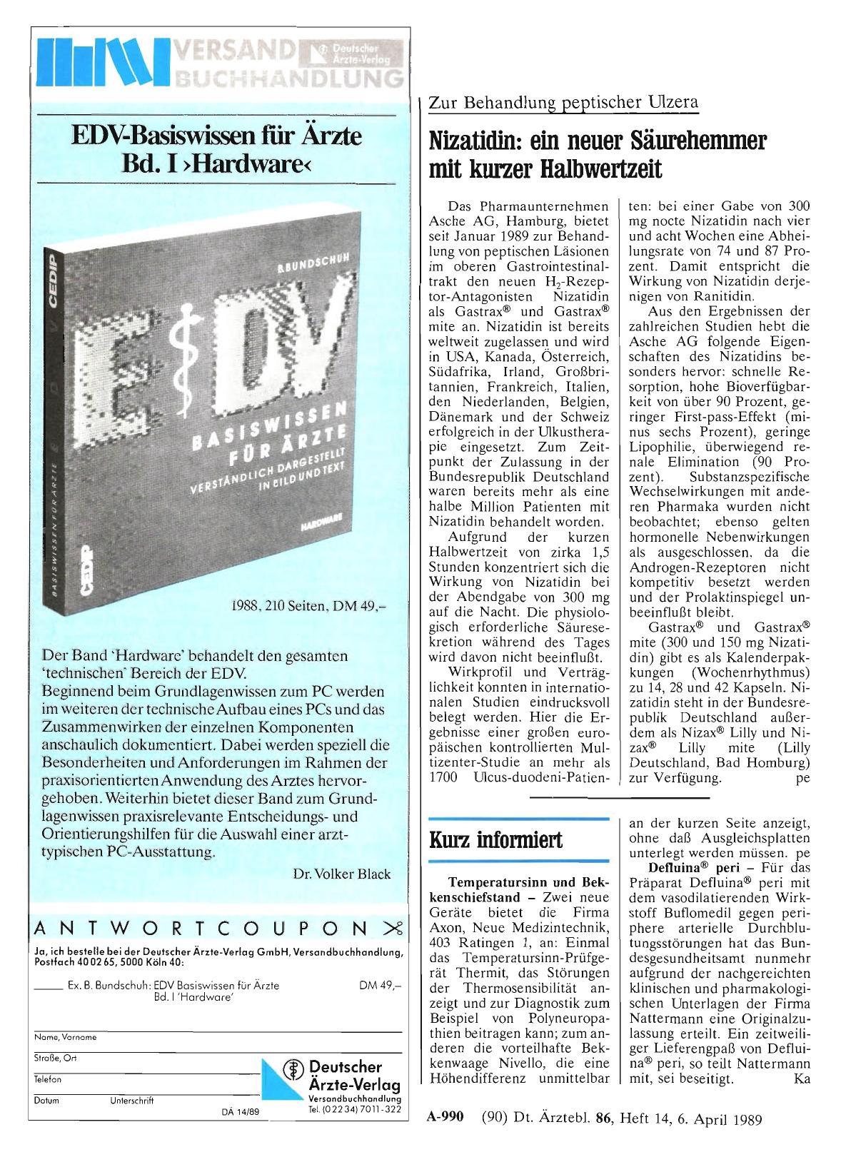 Vorschauseite 1: Kurz informiert