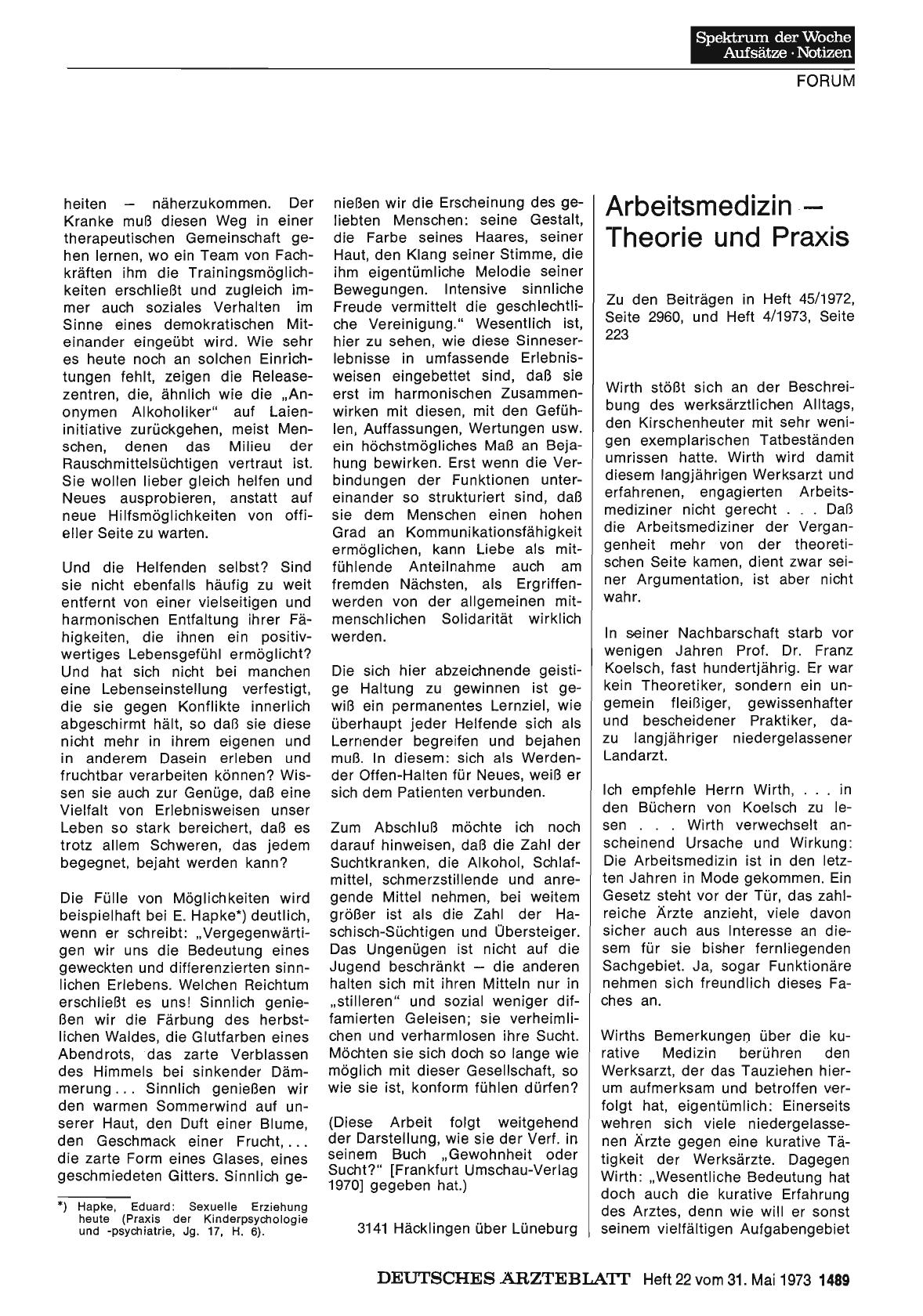 Vorschauseite 1: Arbeitsmedizin — Theorie und Praxis