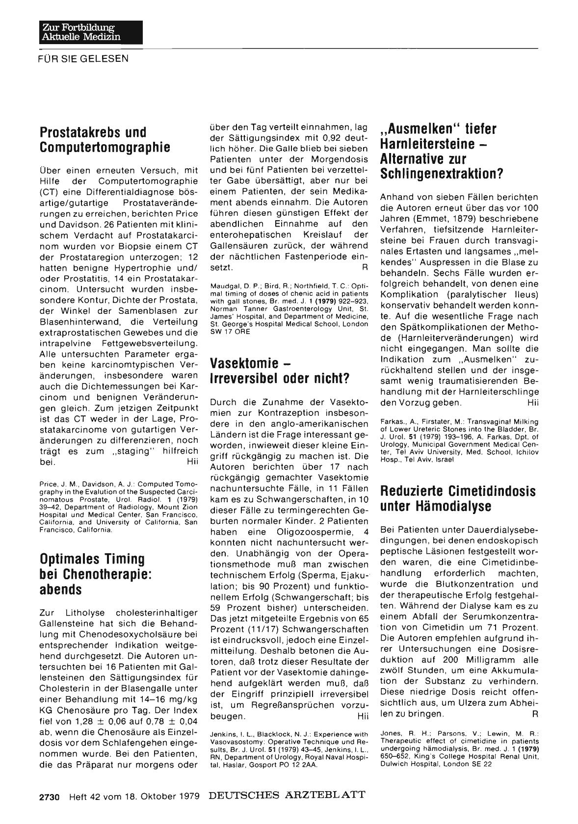 Vorschauseite 1: Optimales Timing bei Chenotherapie: abends