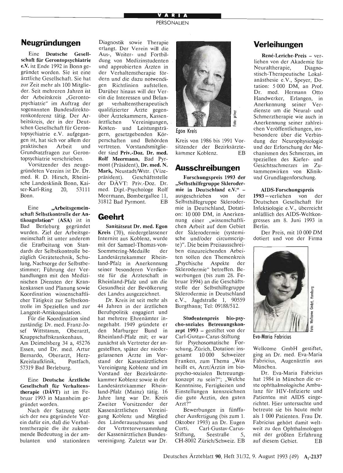 Vorschauseite 1: Neugründungen