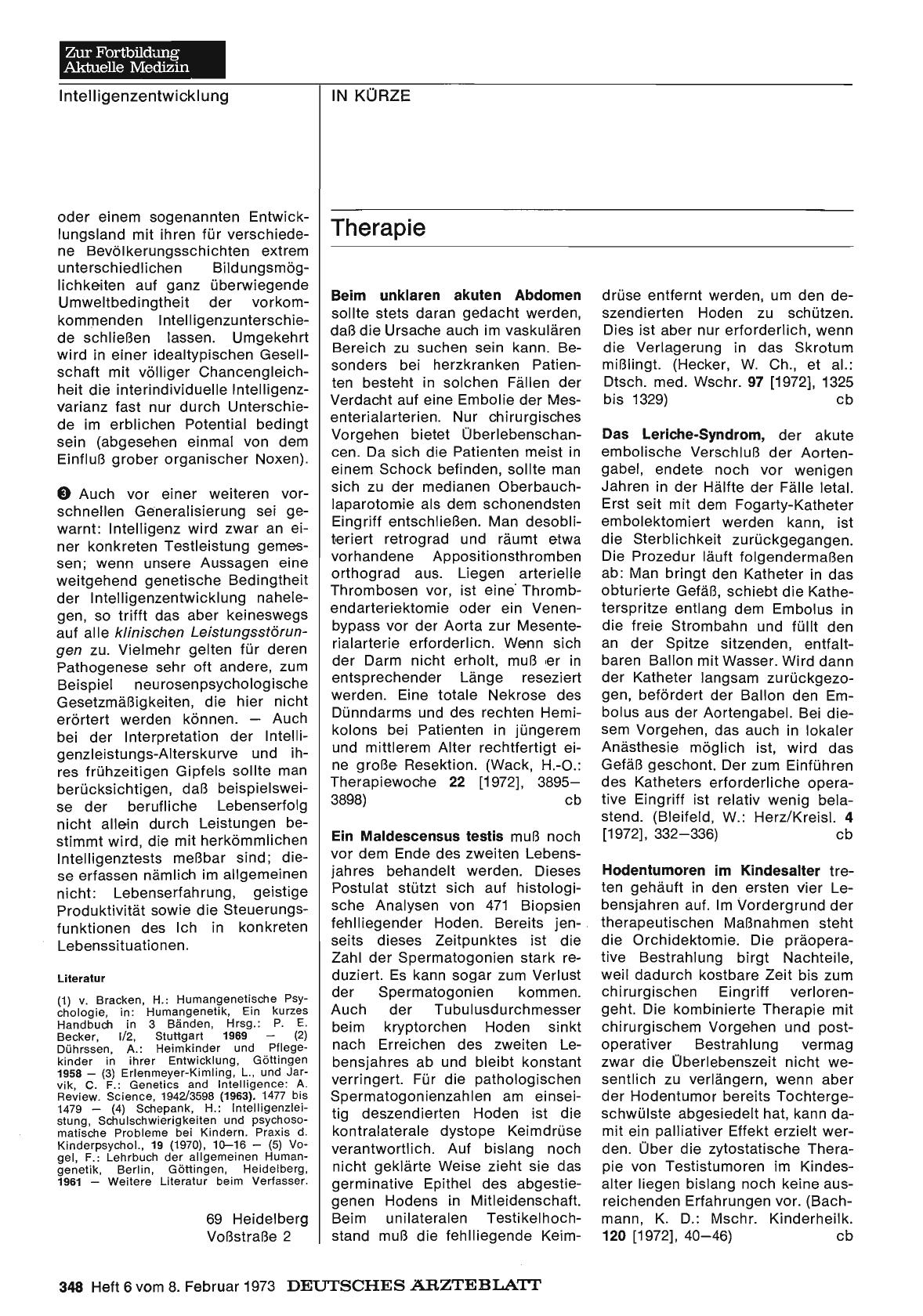 Vorschauseite 1: Therapie