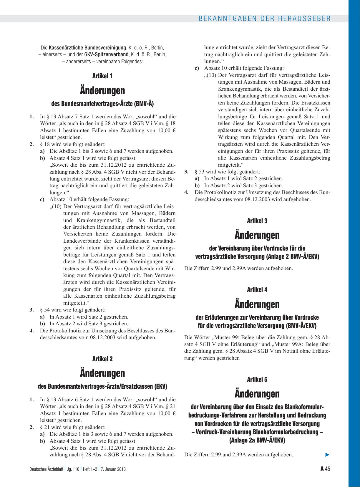 Vorschauseite 1: Änderungen