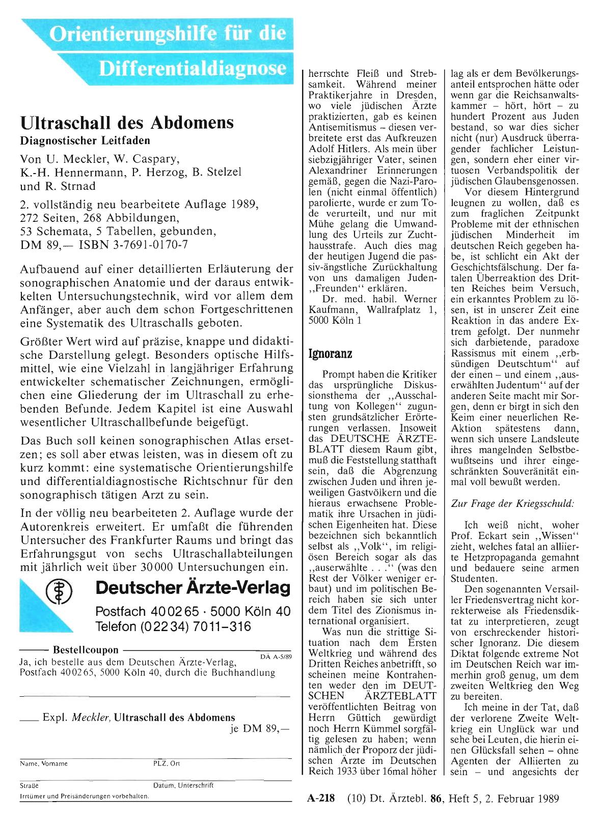 Vorschauseite 1: NS-ZEIT: Ignoranz