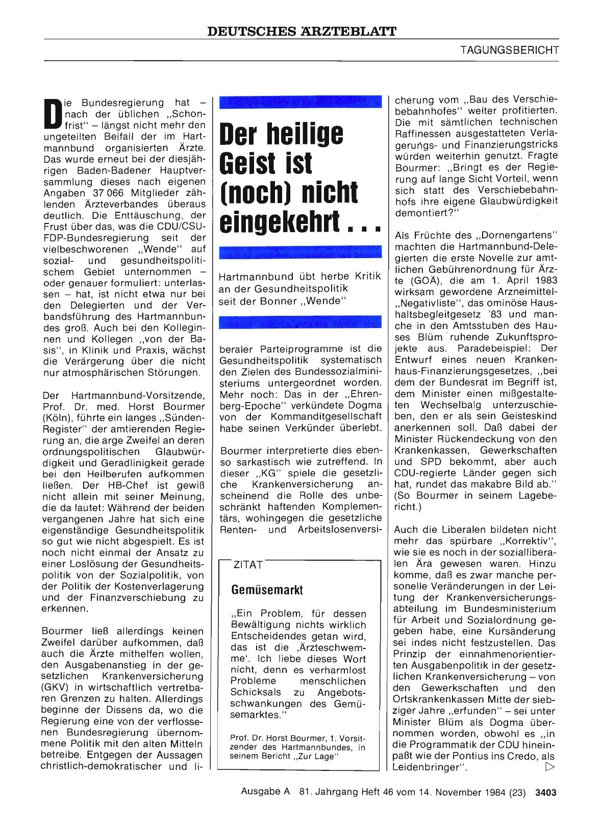 Vorschauseite 1: Der heilige Geist ist (noch) nicht eingekehrt. ..