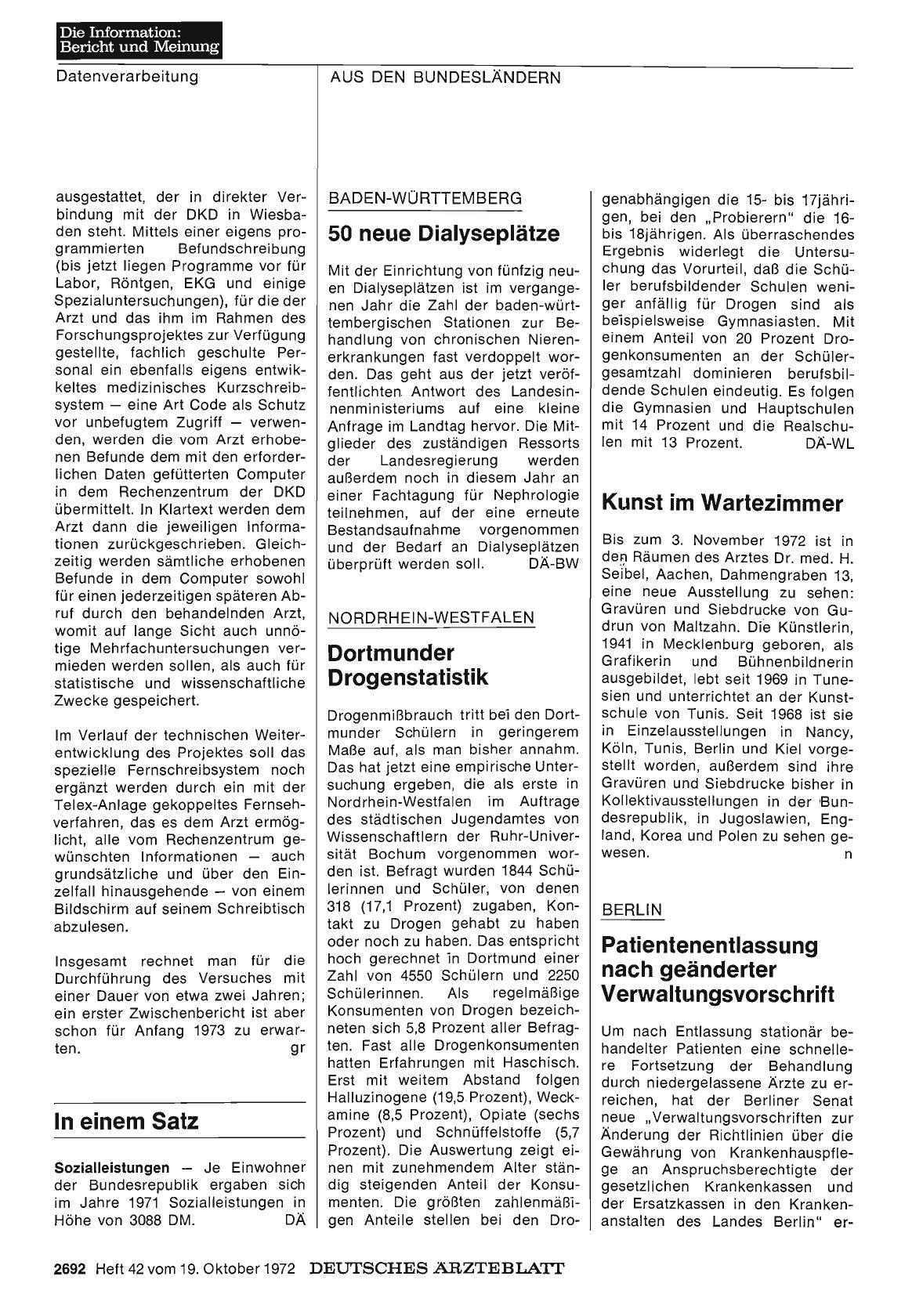 Vorschauseite 1: Berlin: Patientenentlassung nach geänderter Verwaltungsvorschrift