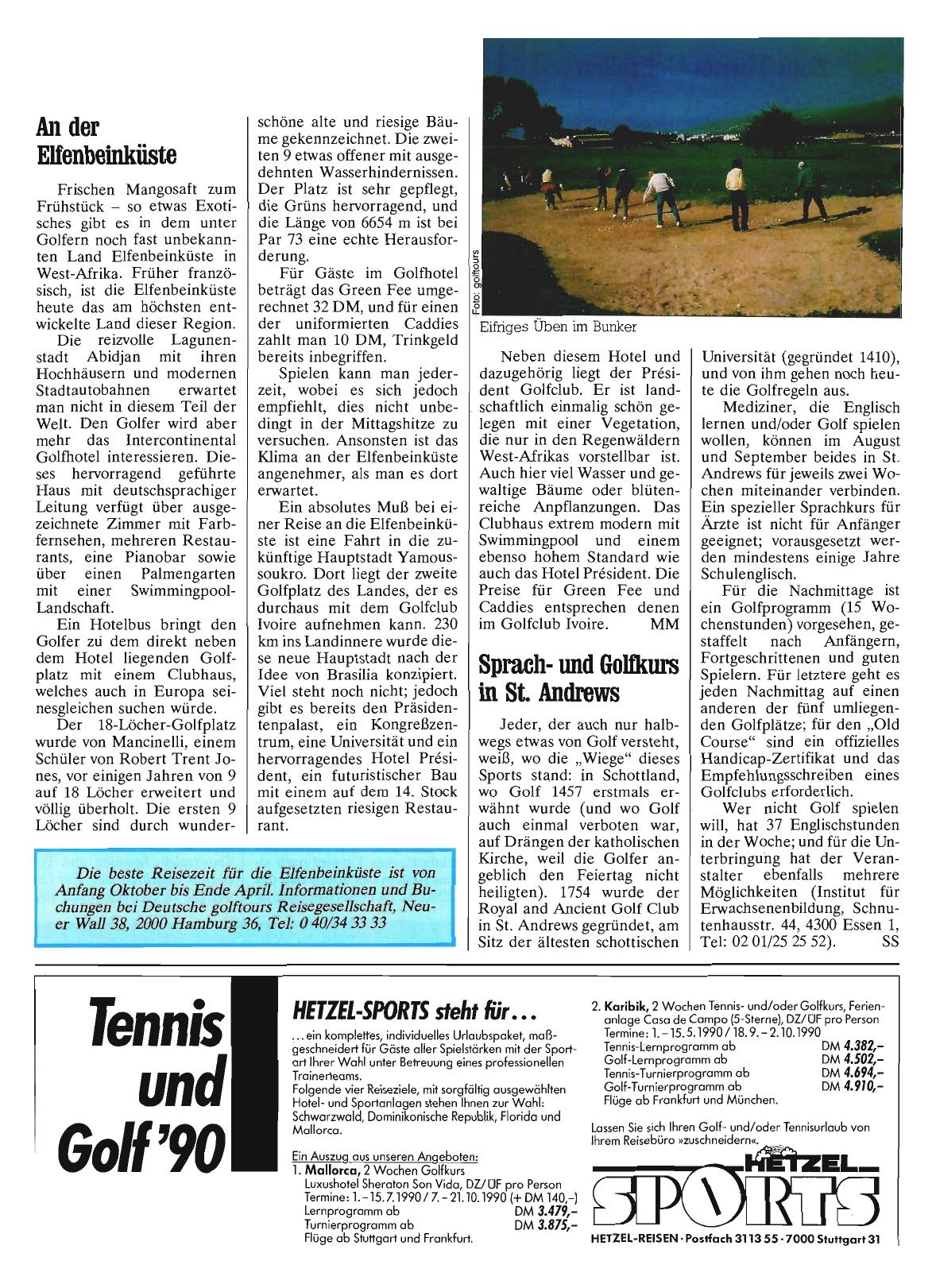 Vorschauseite 1: Sprachund Golfkurs in St. Andrews