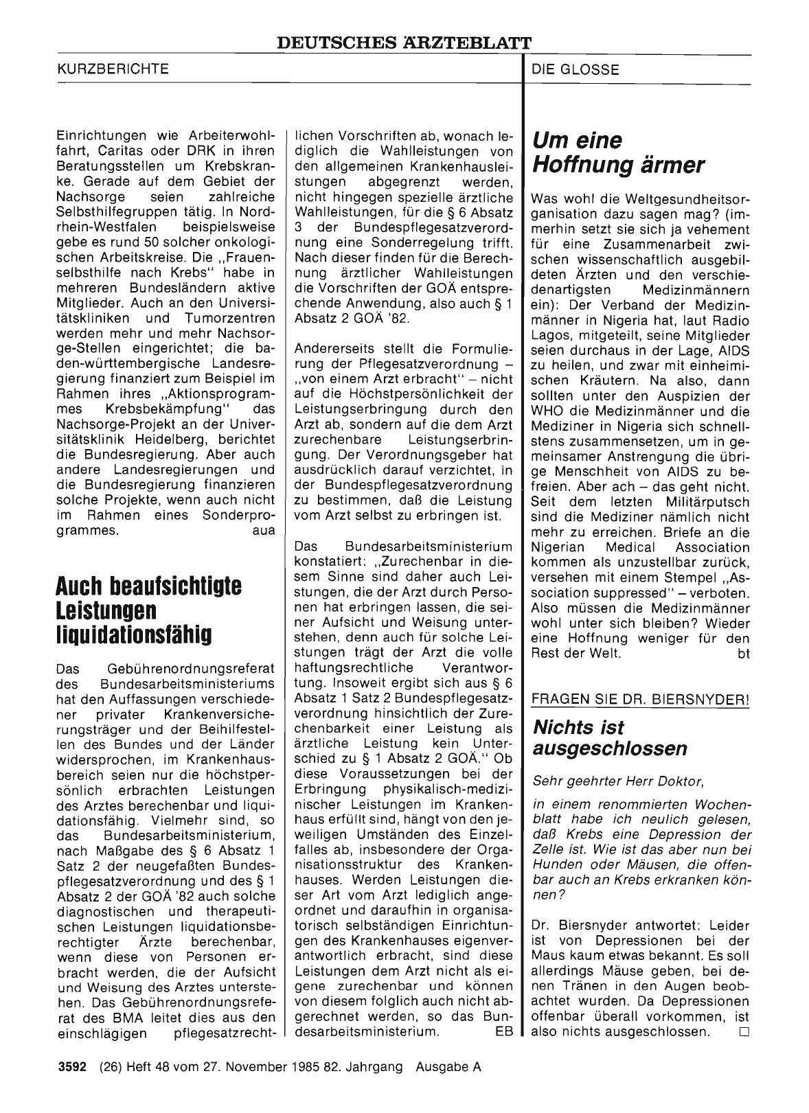 Vorschauseite 1: Um eine Hoffnung ärmer