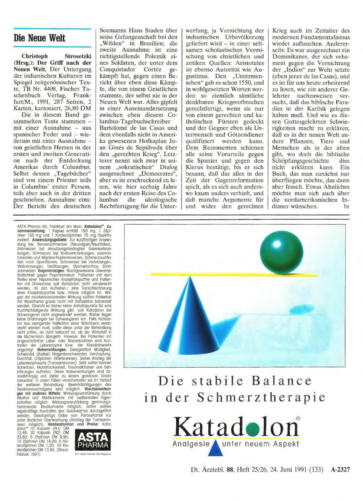 Vorschauseite 1: Die Neue Welt