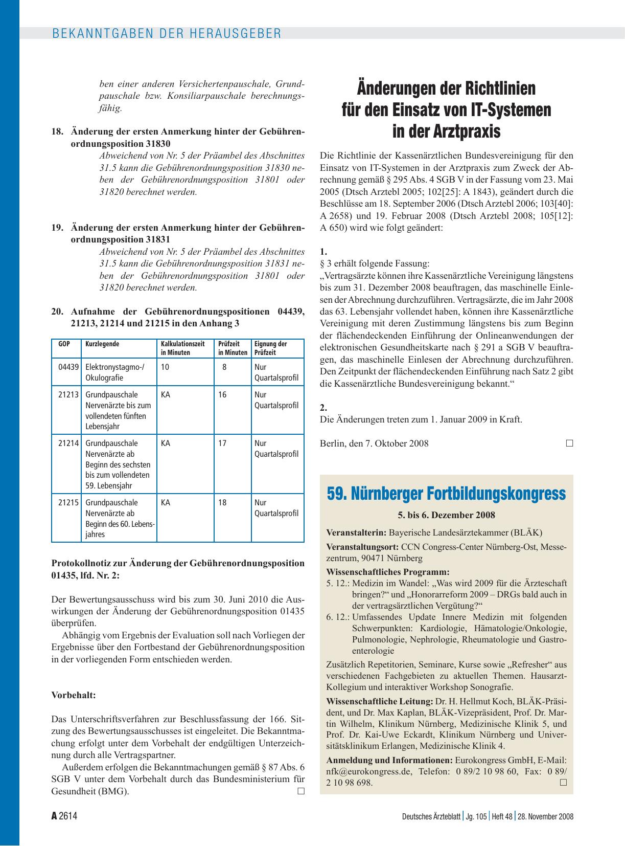 Vorschauseite 1: 59. Nürnberger Fortbildungskongress