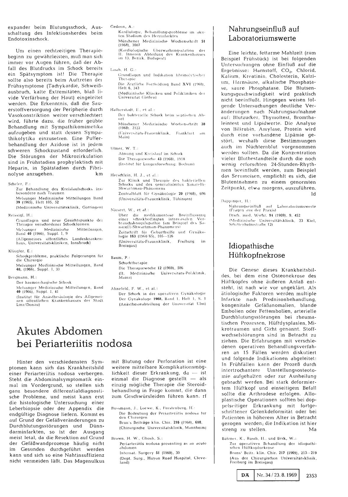 Vorschauseite 1: Nahrungseinfluß auf Laboratoriumswerte