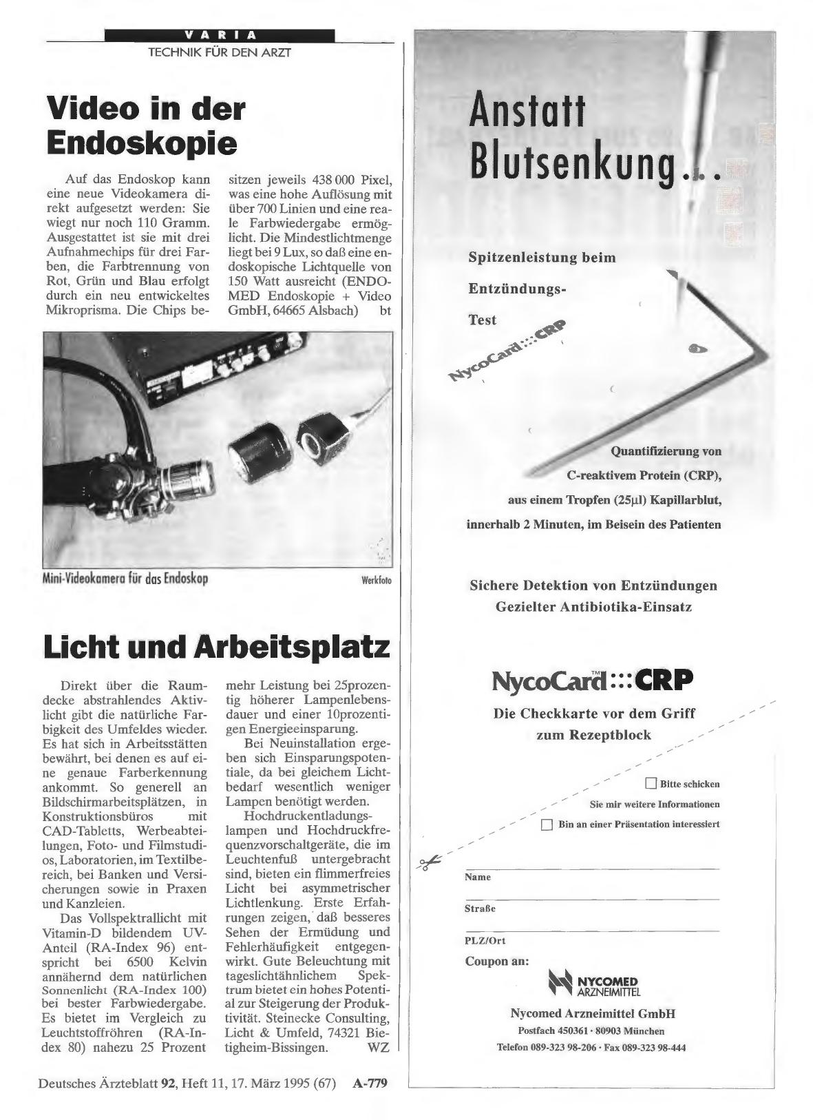 Vorschauseite 1: Video in der Endoskopie
