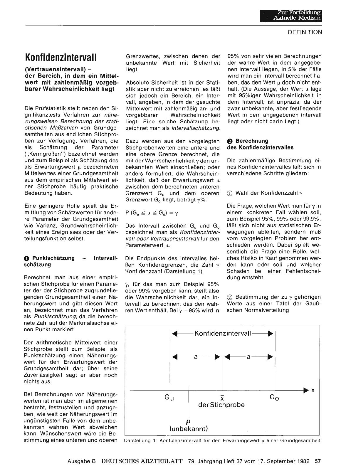 Vorschauseite 1: Konfidenzintervall