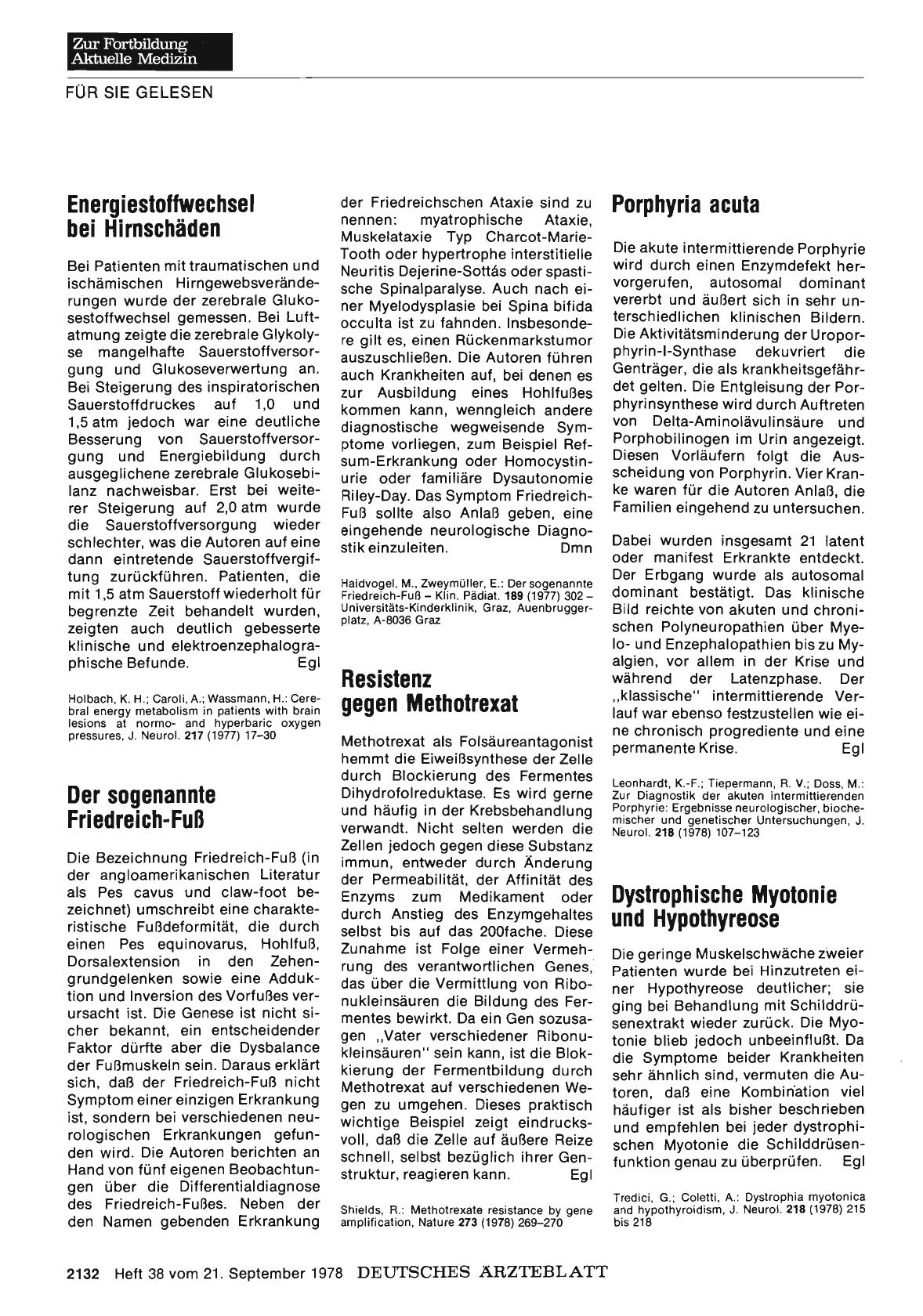 Vorschauseite 1: Resistenz gegen Methotrexat