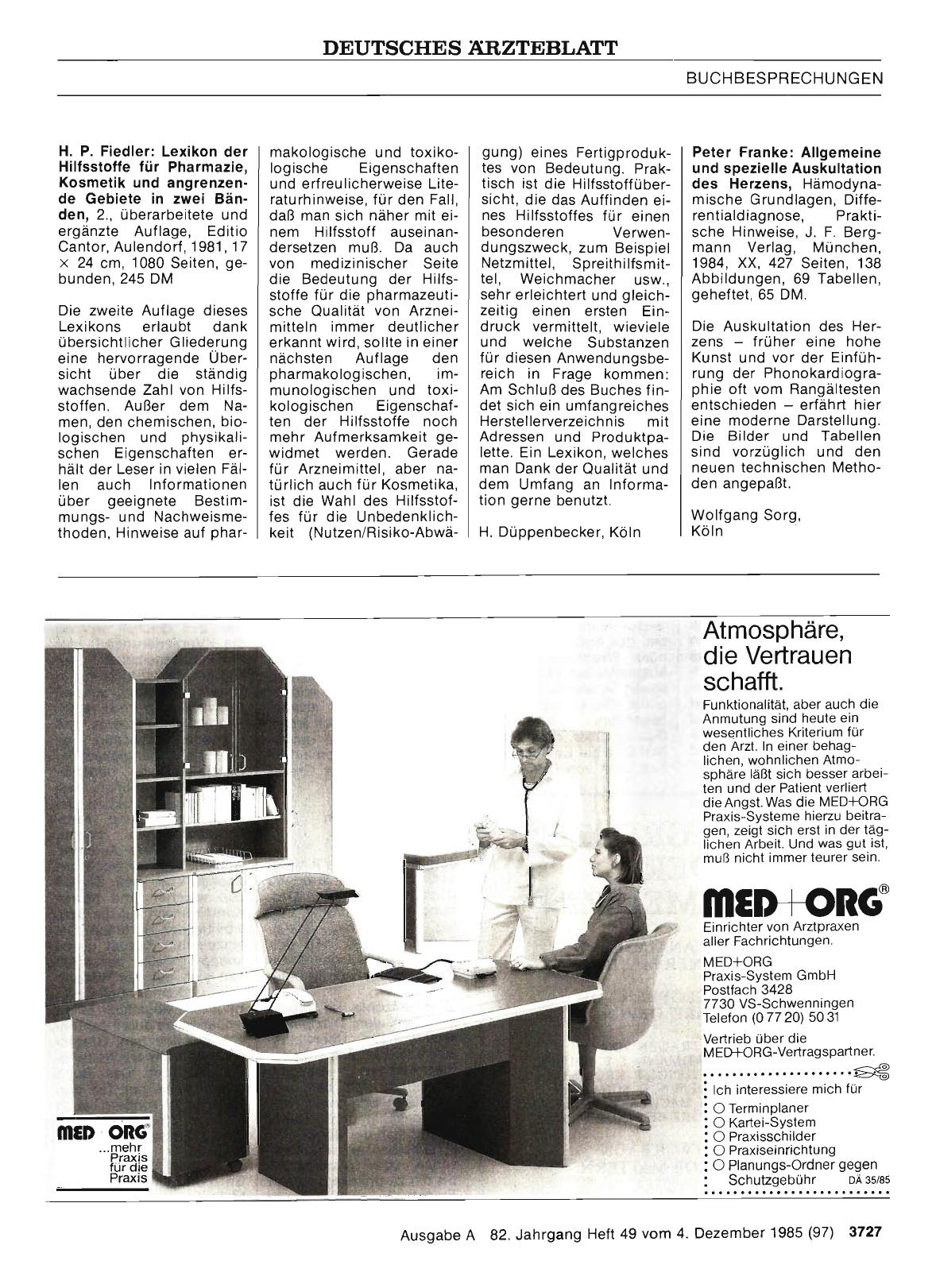 Vorschauseite 1: Medizin Naturwissenschaften: Peter Franke: Allgemeine und spezielle Auskultation des Herzens