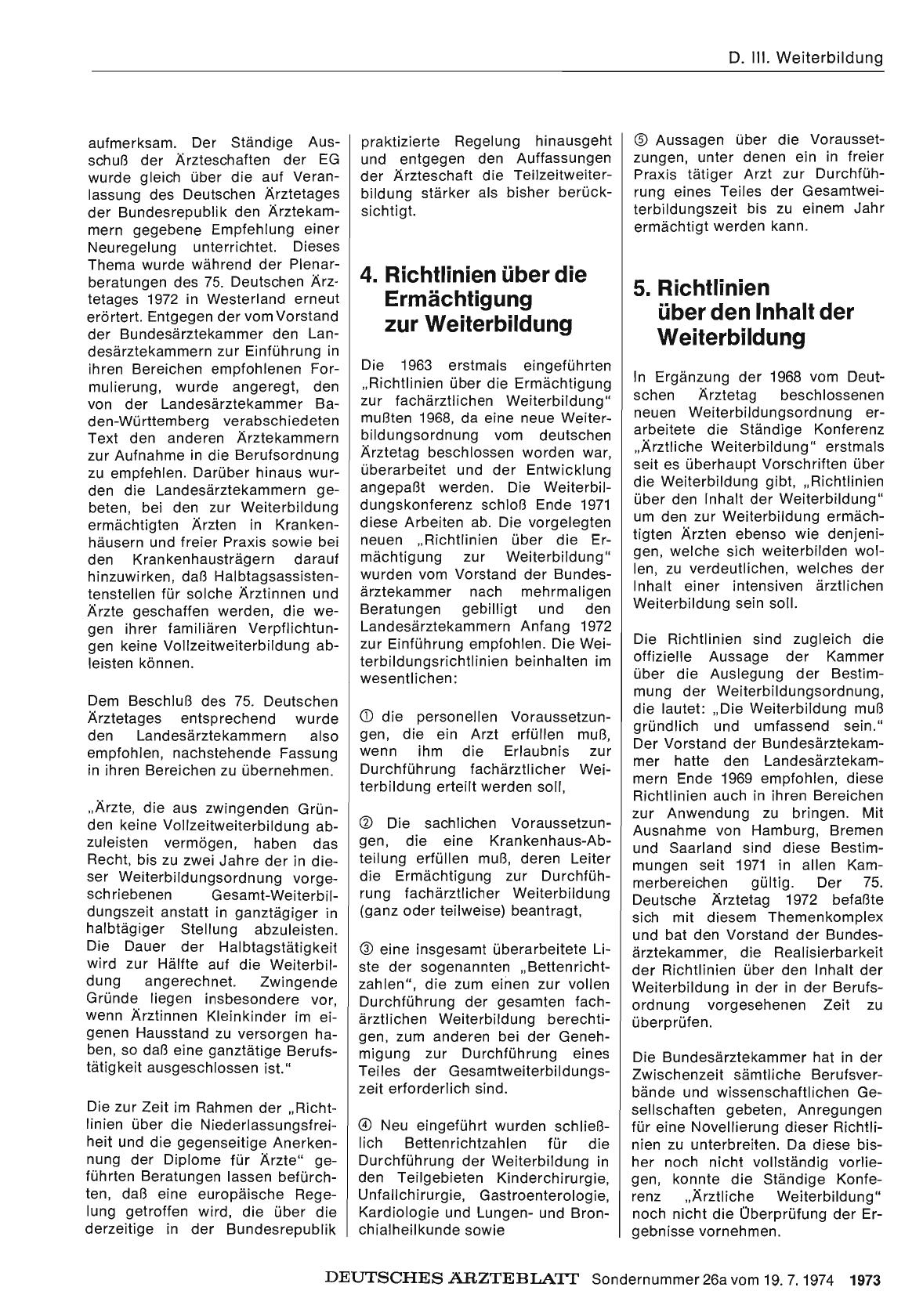 Vorschauseite 1: 5. Richtlinien über den Inhalt der Weiterbildung
