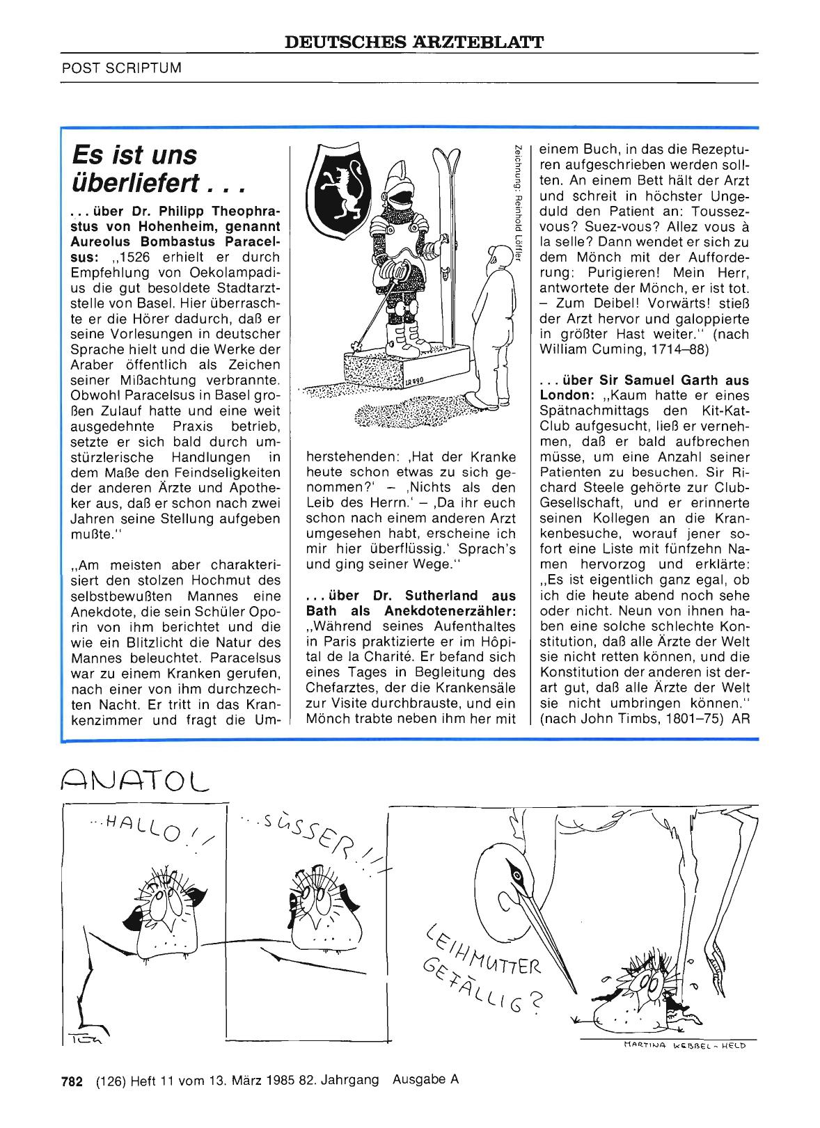 Vorschauseite 1: Es ist uns überliefert. ..