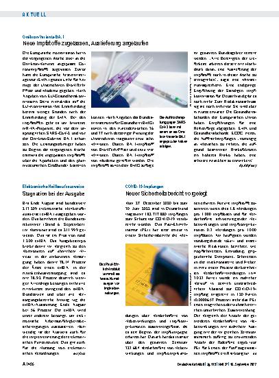 Vorschauseite 1: Elektronische Heilberufsausweise: Stagnation bei der Ausgabe