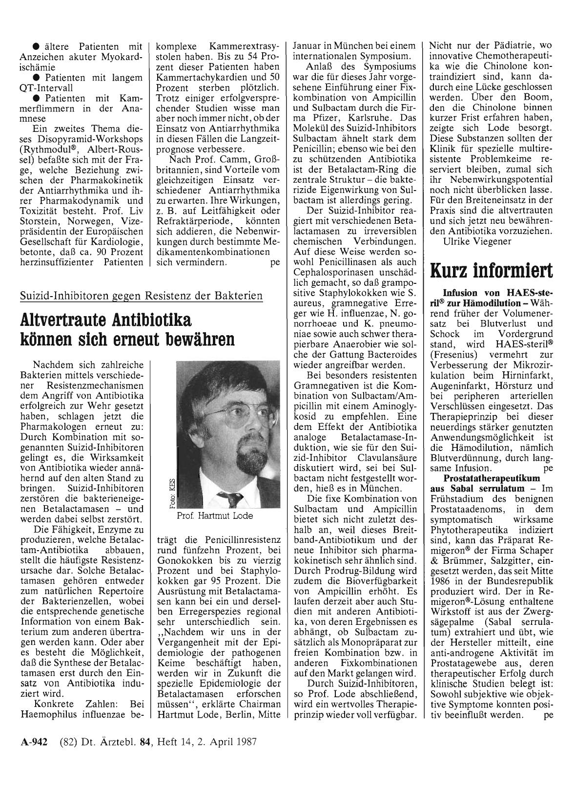 Vorschauseite 1: Kurz informiert
