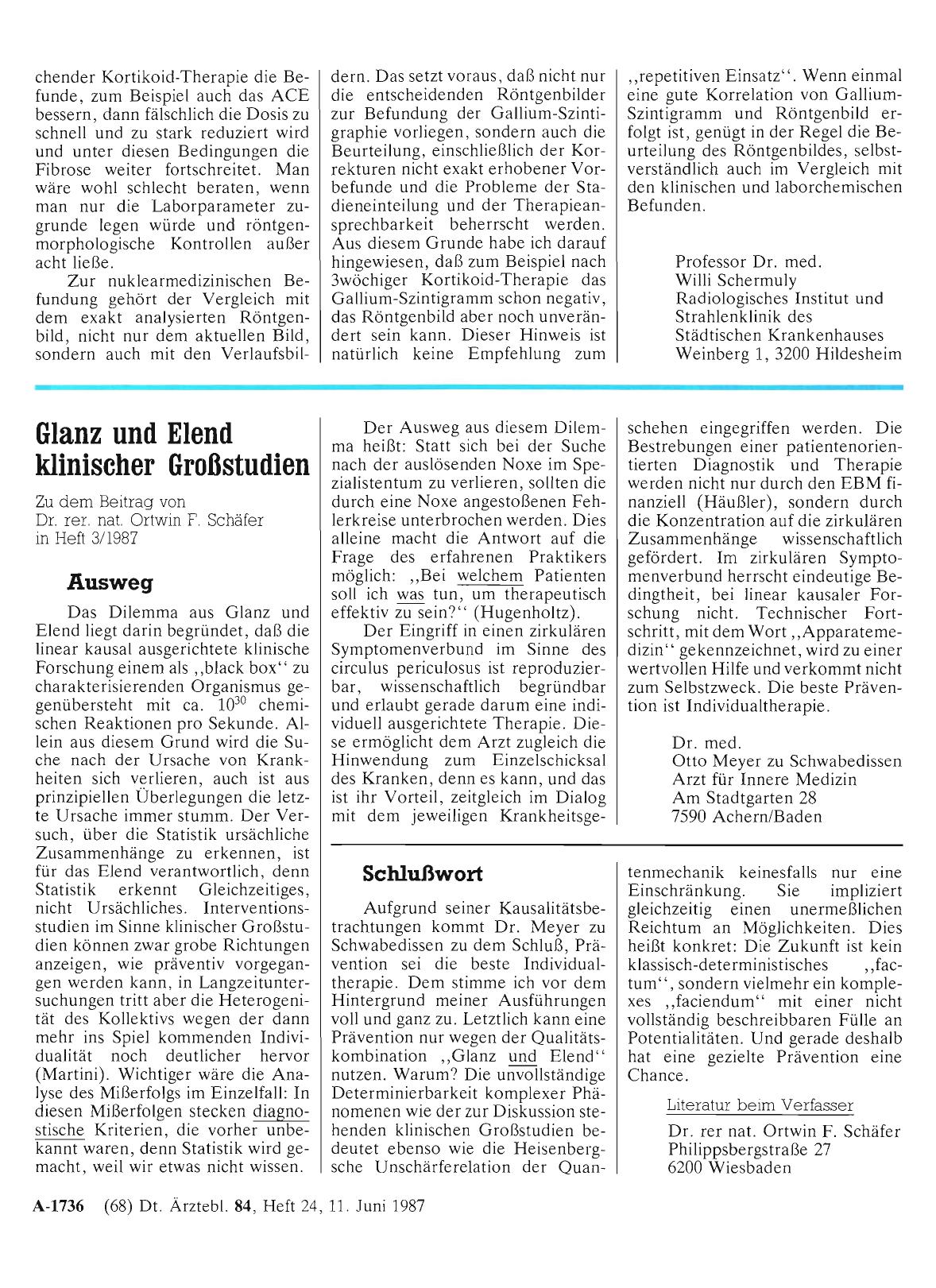 Vorschauseite 1: Glanz und Elend klinischer Großstudien: Ausweg