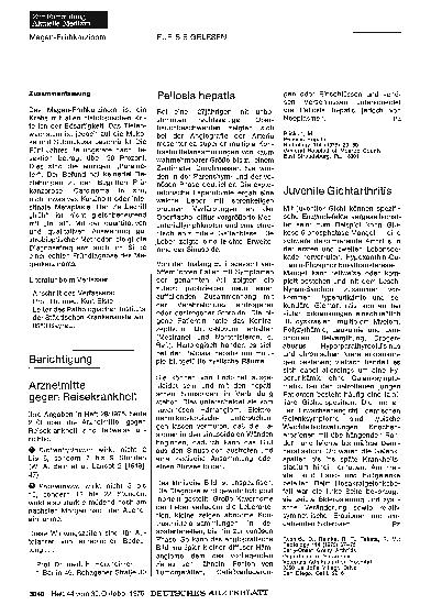 Vorschauseite 1: Juvenile Gichtarthritis