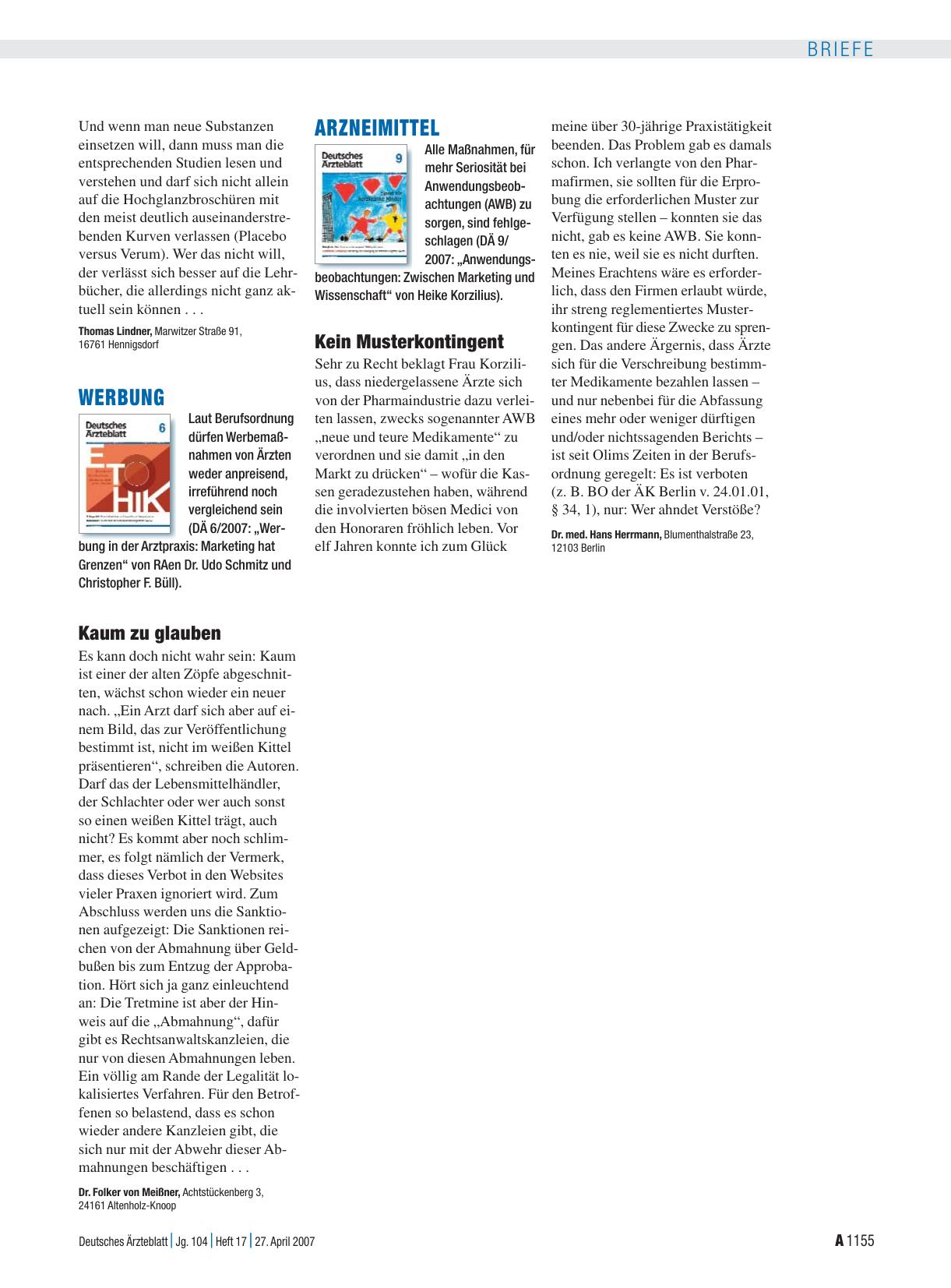 Vorschauseite 1: Werbung: Kaum zu glauben