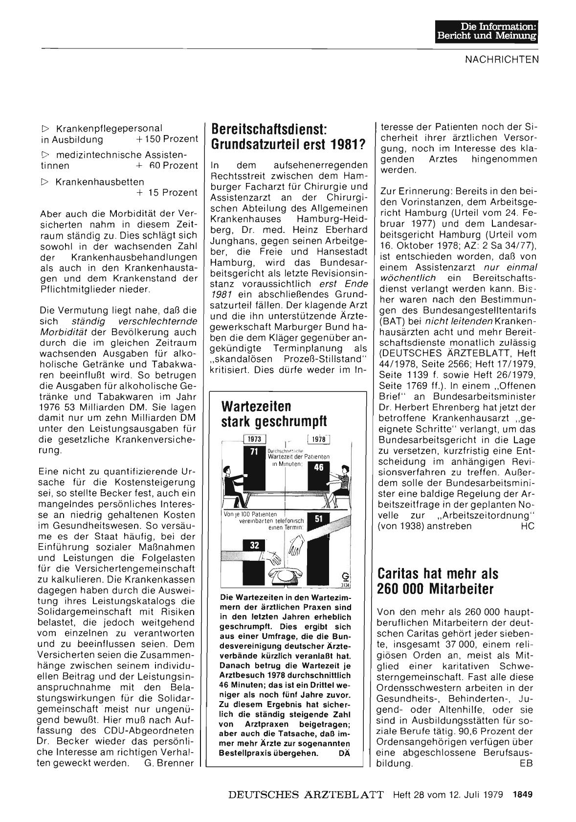 Vorschauseite 1: Caritas hat mehr als 260 000 Mitarbeiter