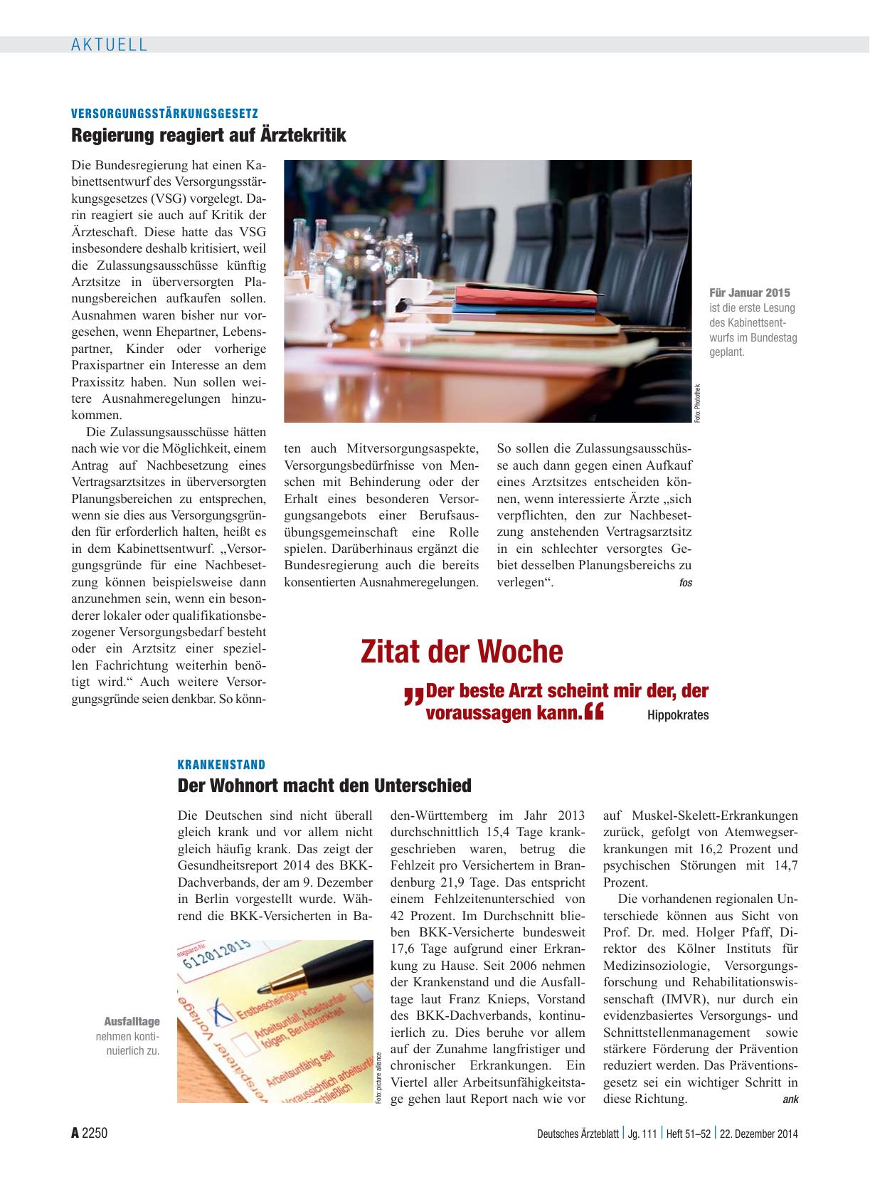 Vorschauseite 1: Zitat der Woche