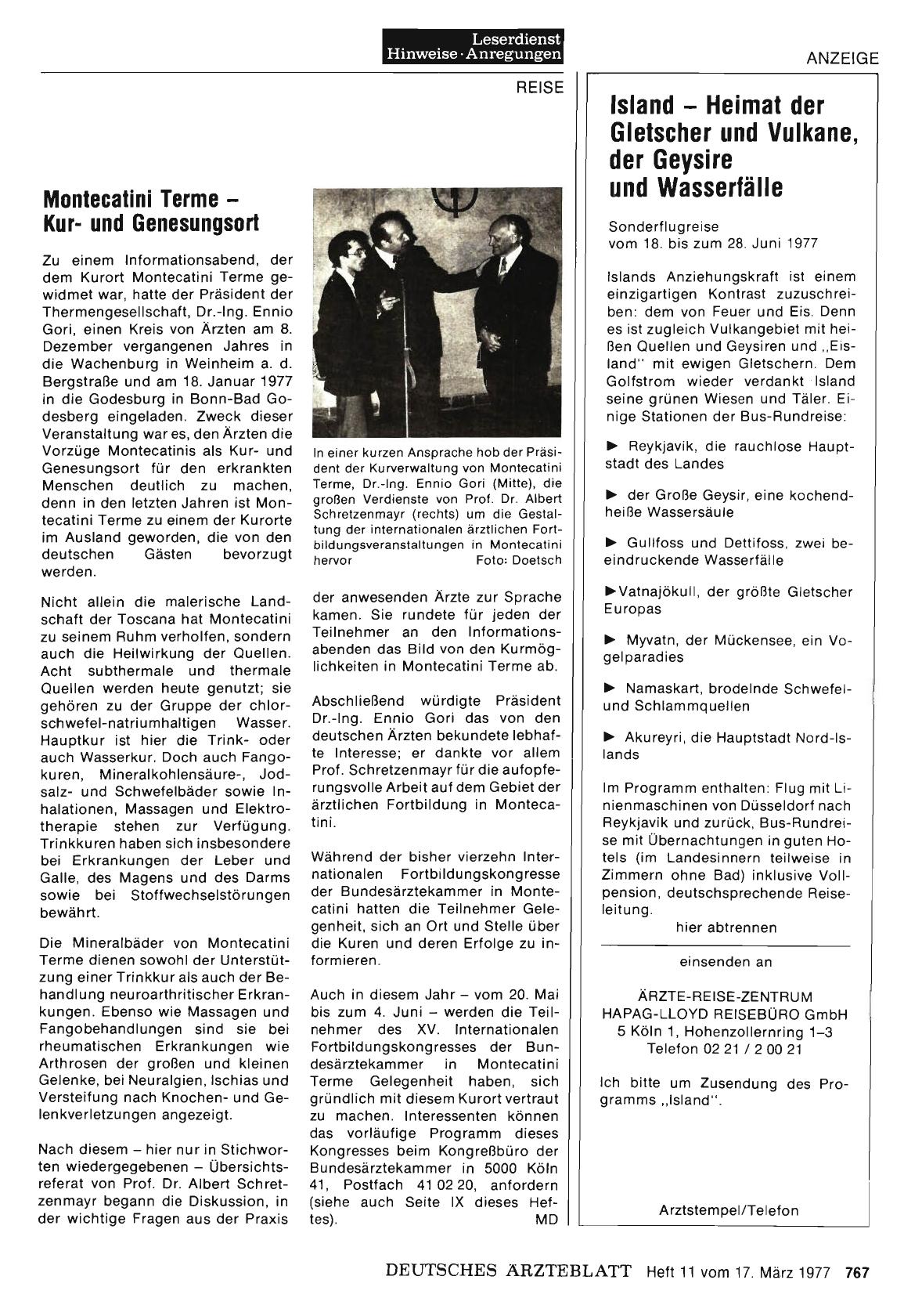 Vorschauseite 1: Montecatini Terme - Kurund Genesungsort