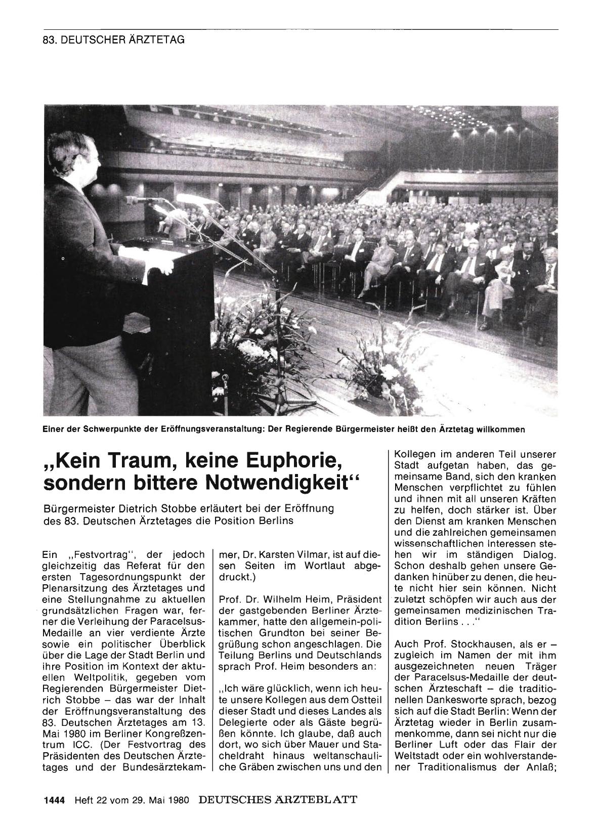 Vorschauseite 1: „Kein Traum, keine Euphorie, sondern bittere Notwendigkeit„
