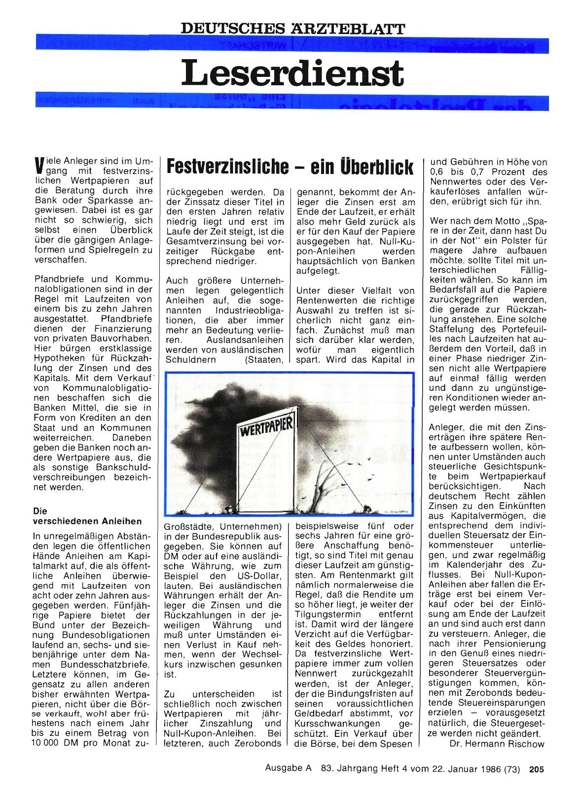 Vorschauseite 1: Festverzinsliche — ein Überblick