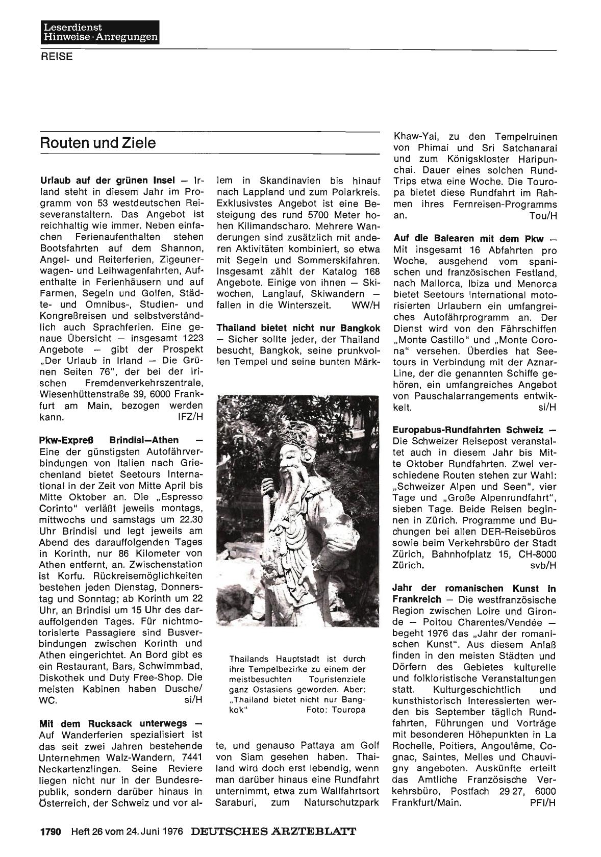 Vorschauseite 1: Reisen in Deutschland