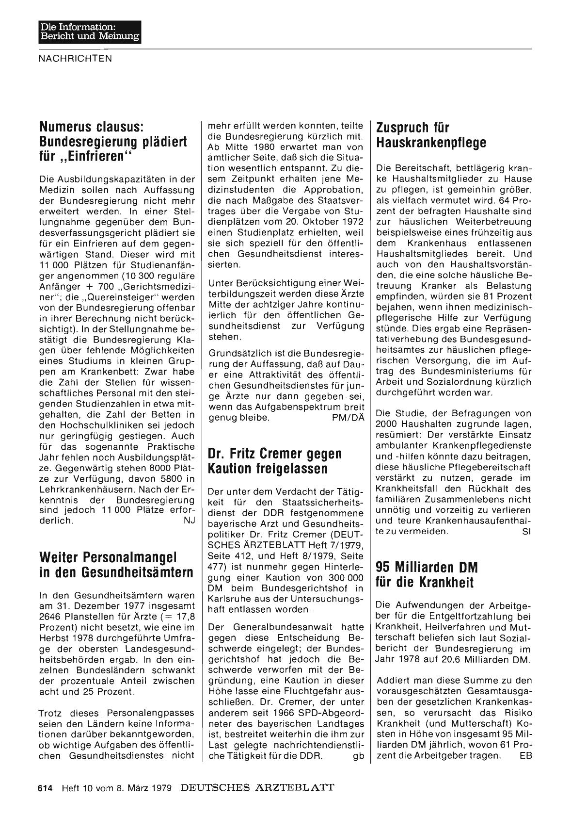 Vorschauseite 1: Numerus clausus: Bundesregierung plädiert für „Einfrieren“
