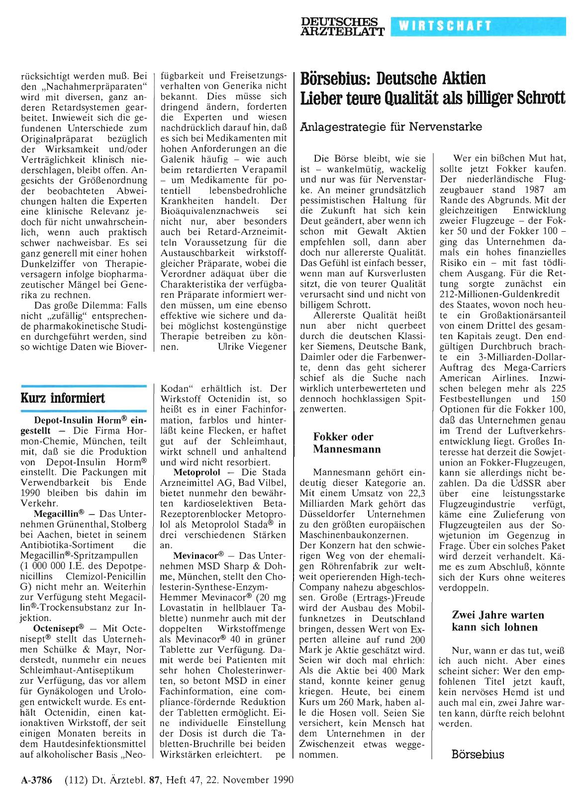 Vorschauseite 1: Börsebius: Deutsche Aktien - Lieber teure Qualität als billiger Schrott