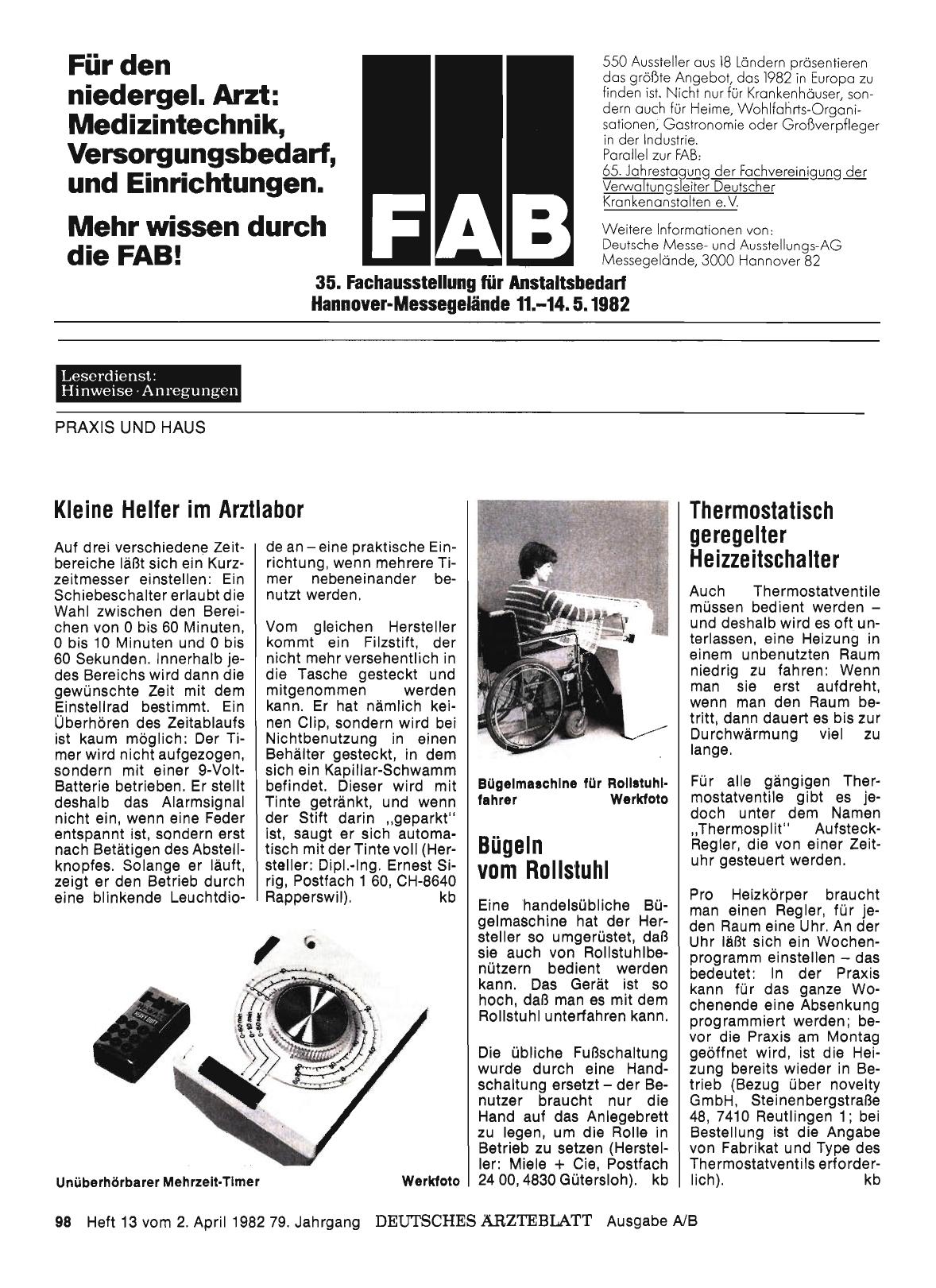 Vorschauseite 1: Kleine Helfer im Arztlabor