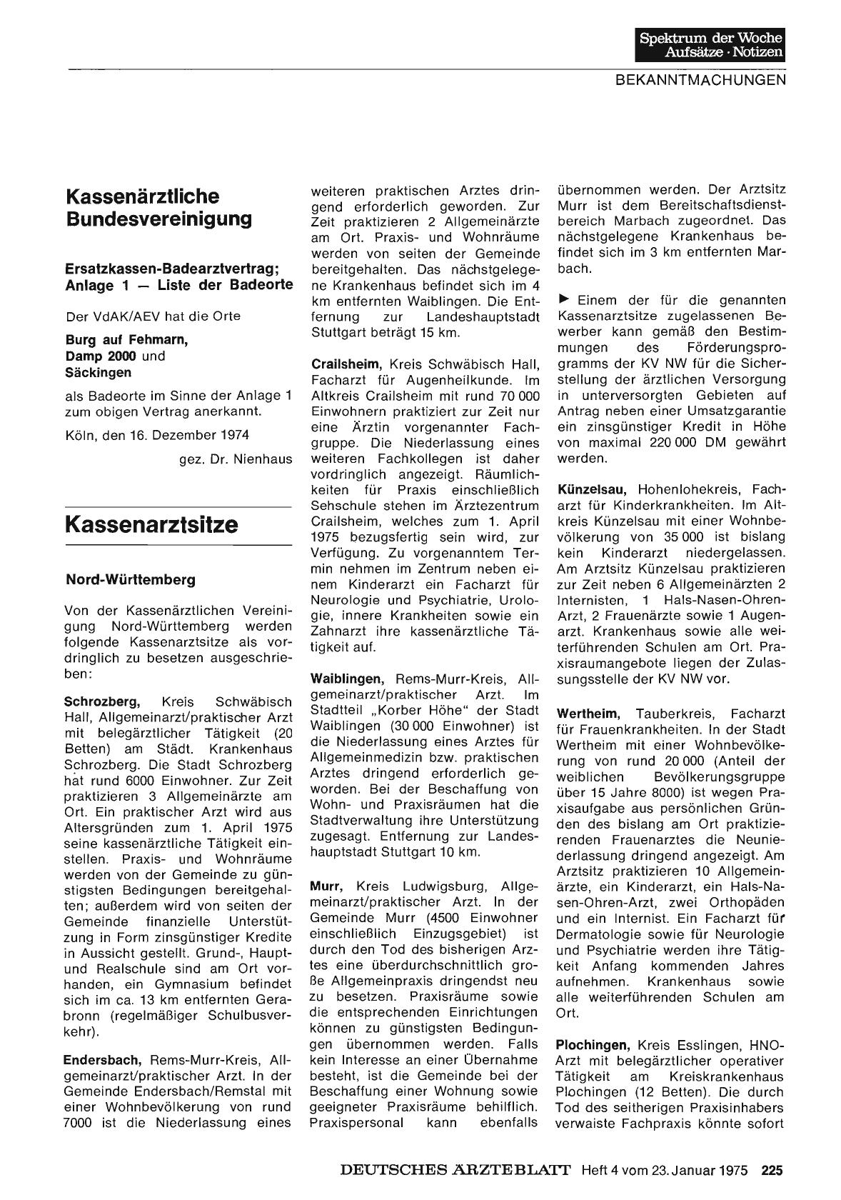 Vorschauseite 1: Kassenärztliche Bundesvereinigung