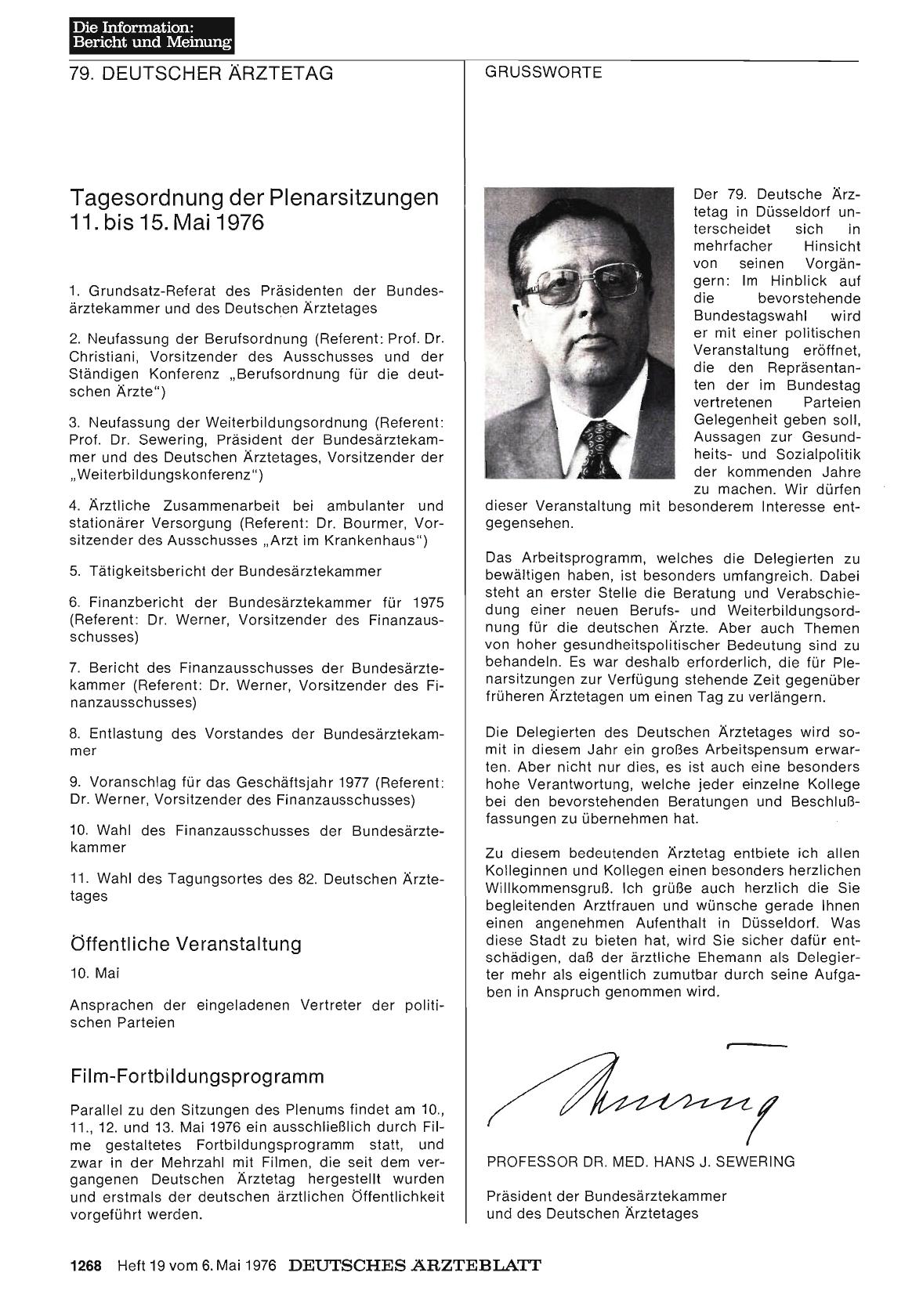 Vorschauseite 1: Grußworte