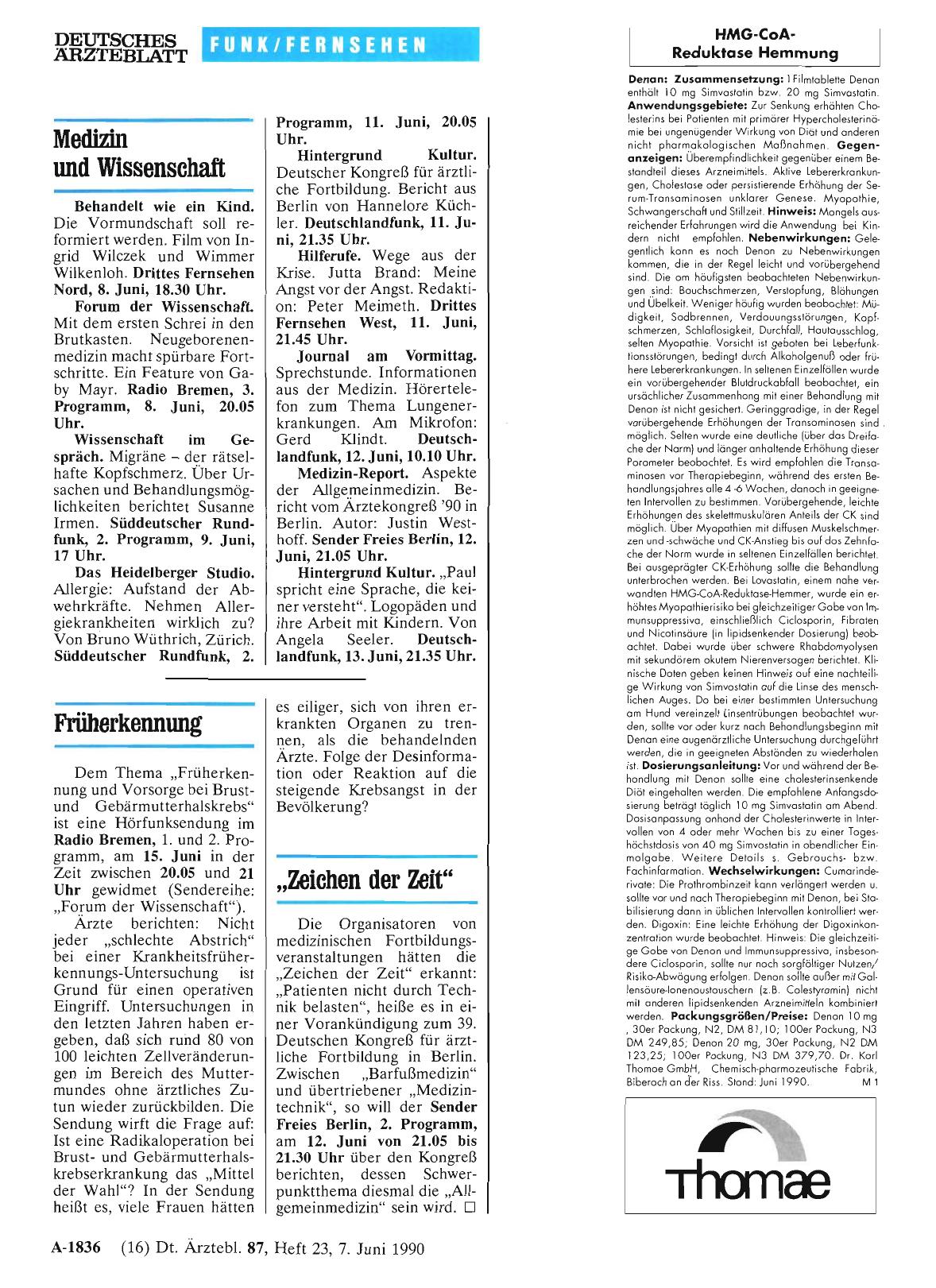 Vorschauseite 1: „Zeichen der Zeit“