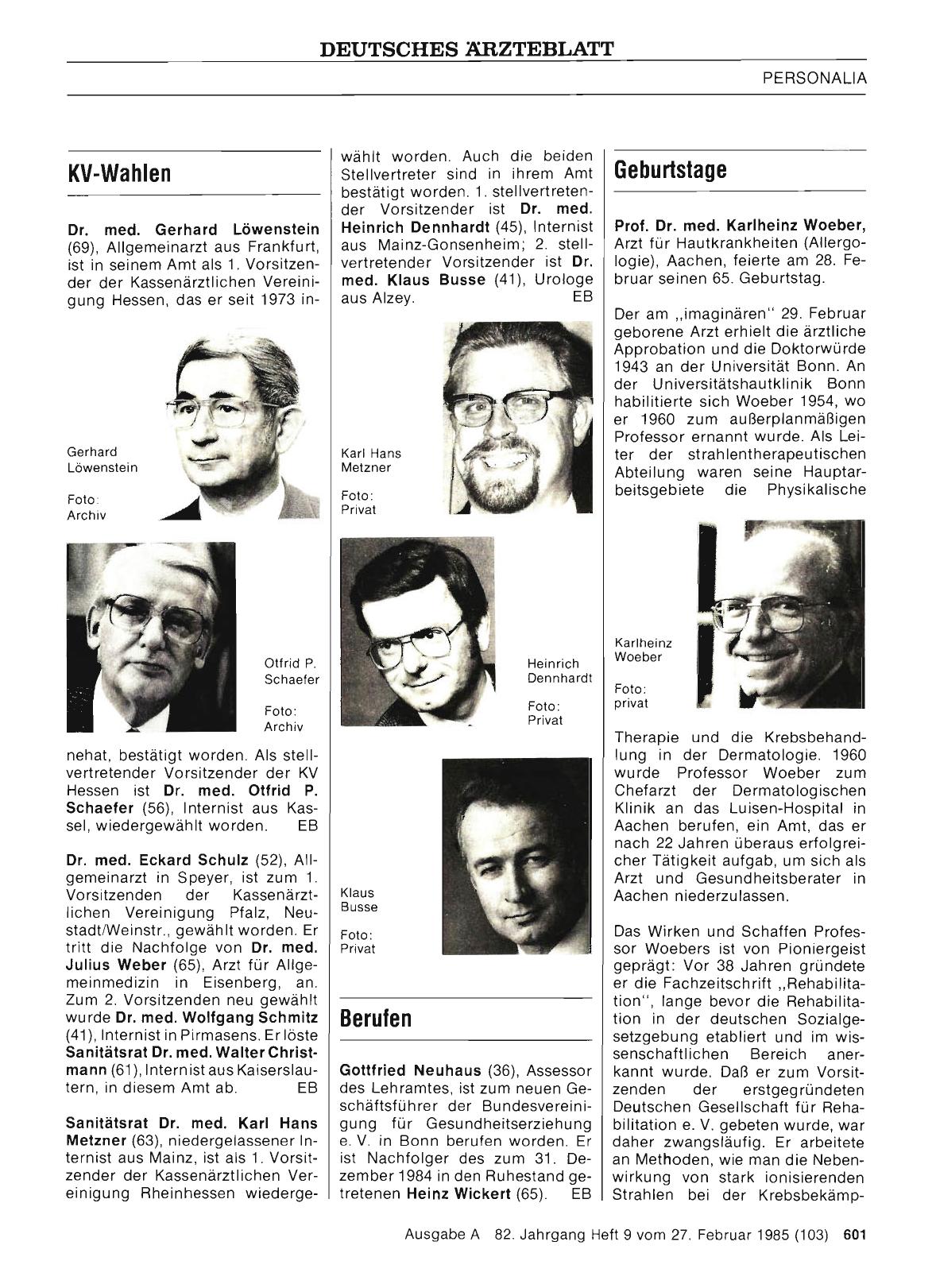 Vorschauseite 1: Geburtstage