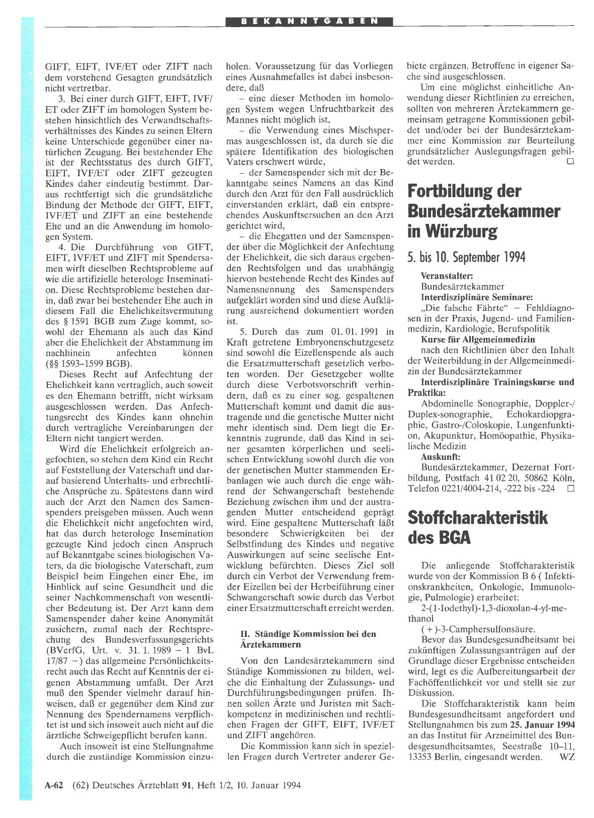 Vorschauseite 1: Stoffcharakteristik des BGA