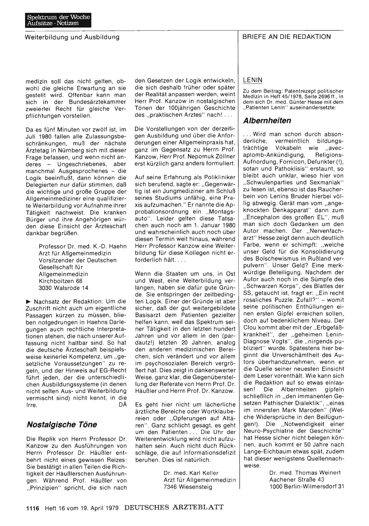 Vorschauseite 1: LENIN: Albernheiten