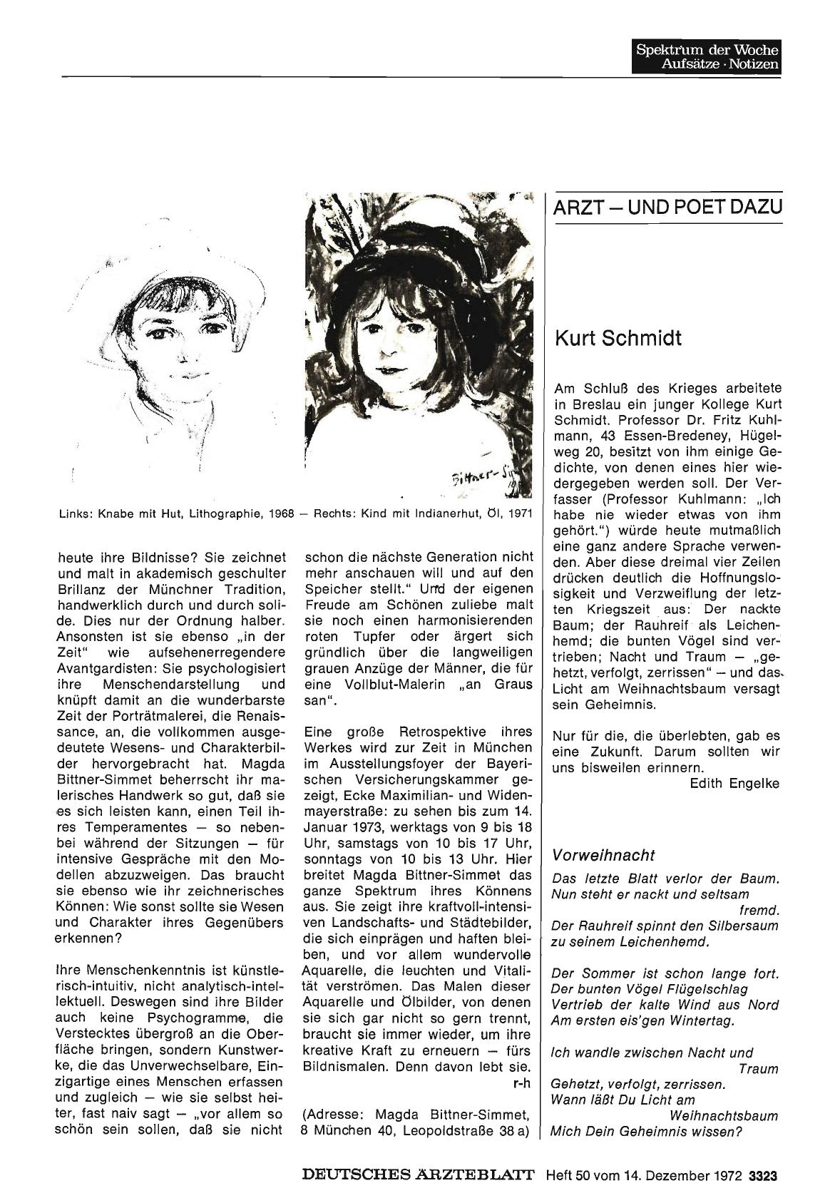 Vorschauseite 1: Kurt Schmidt