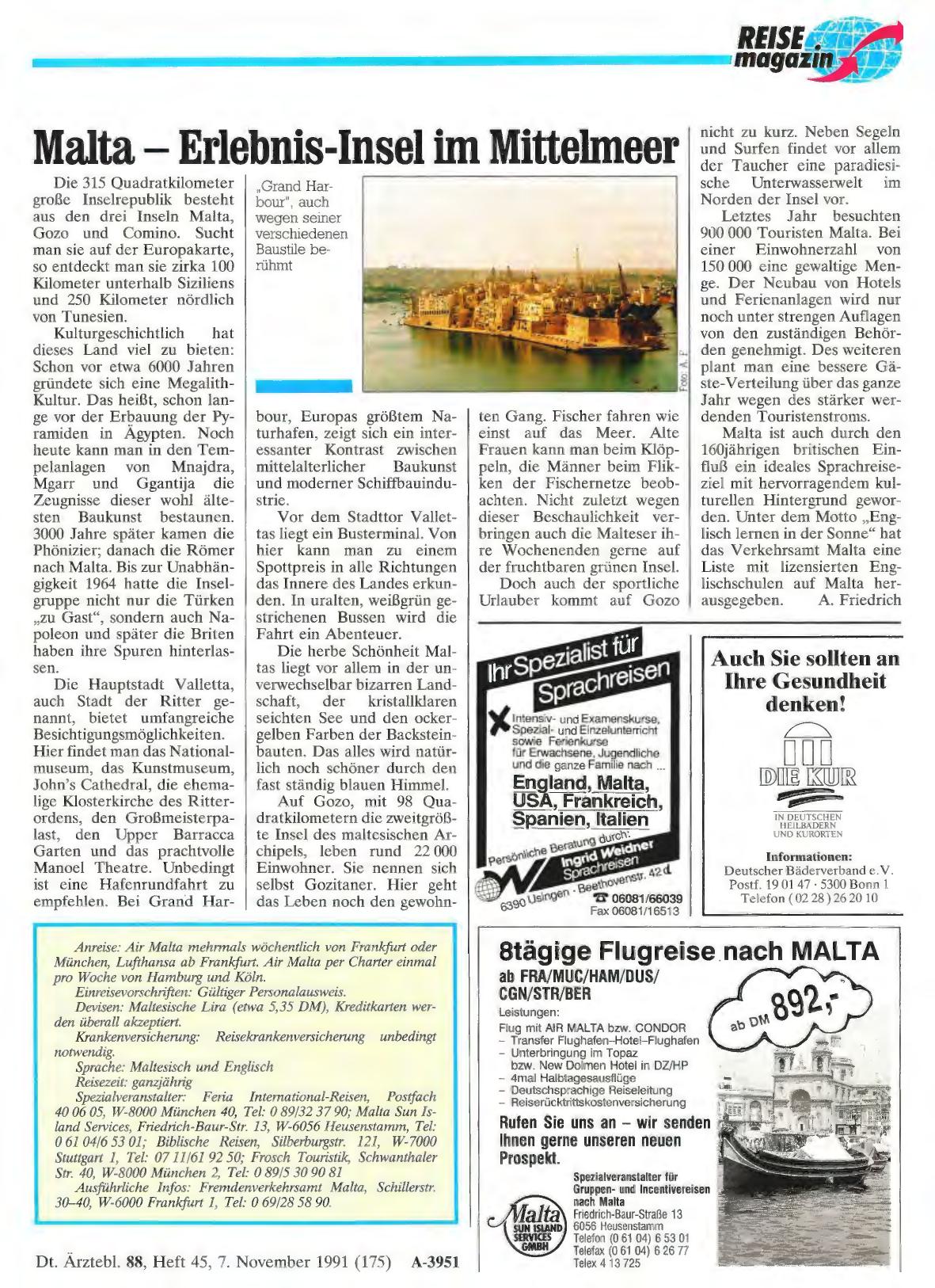 Vorschauseite 1: Malta – Erlebnis-Insel im Mittelmeer